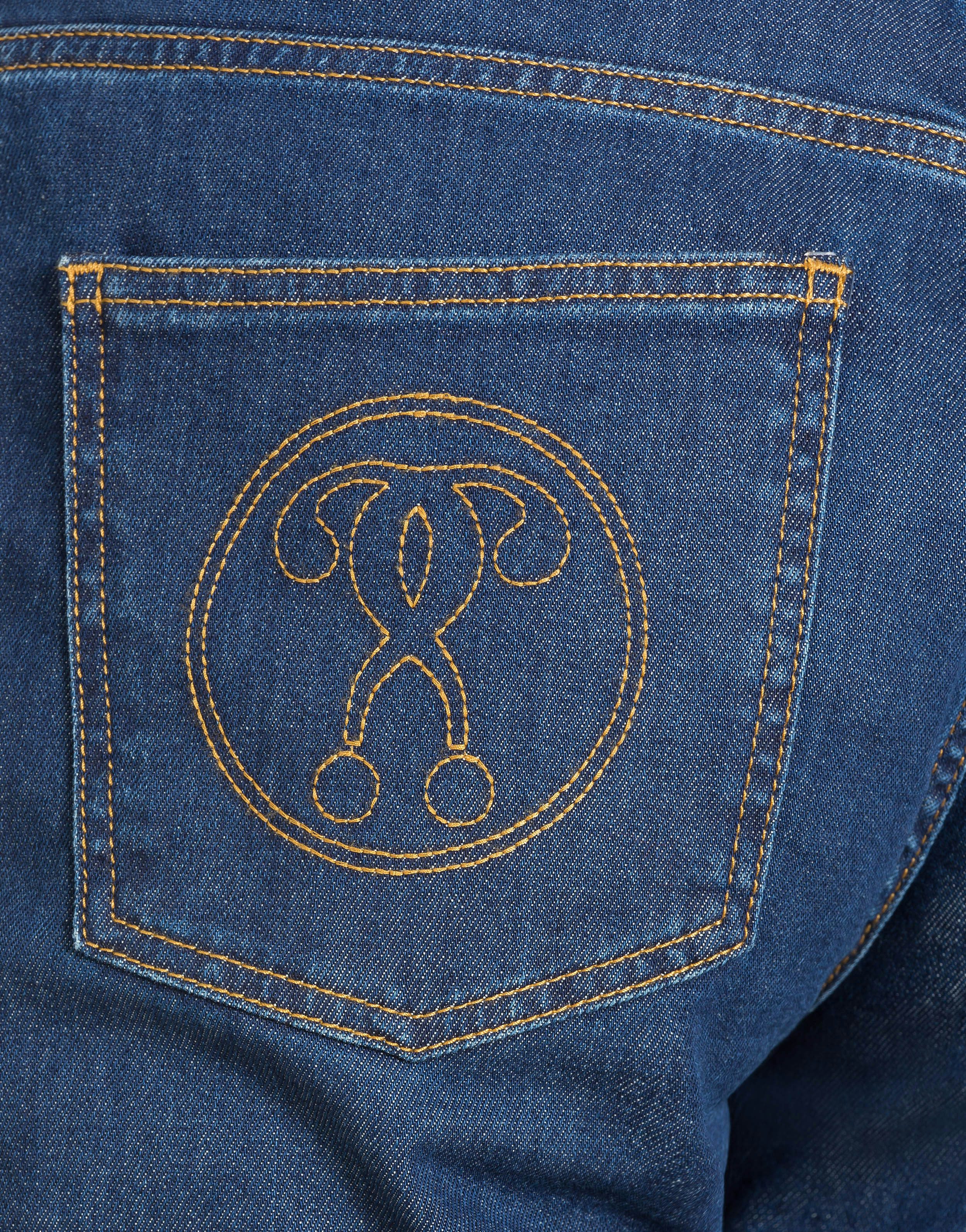 Denim trousers with Double Question Mark 2
