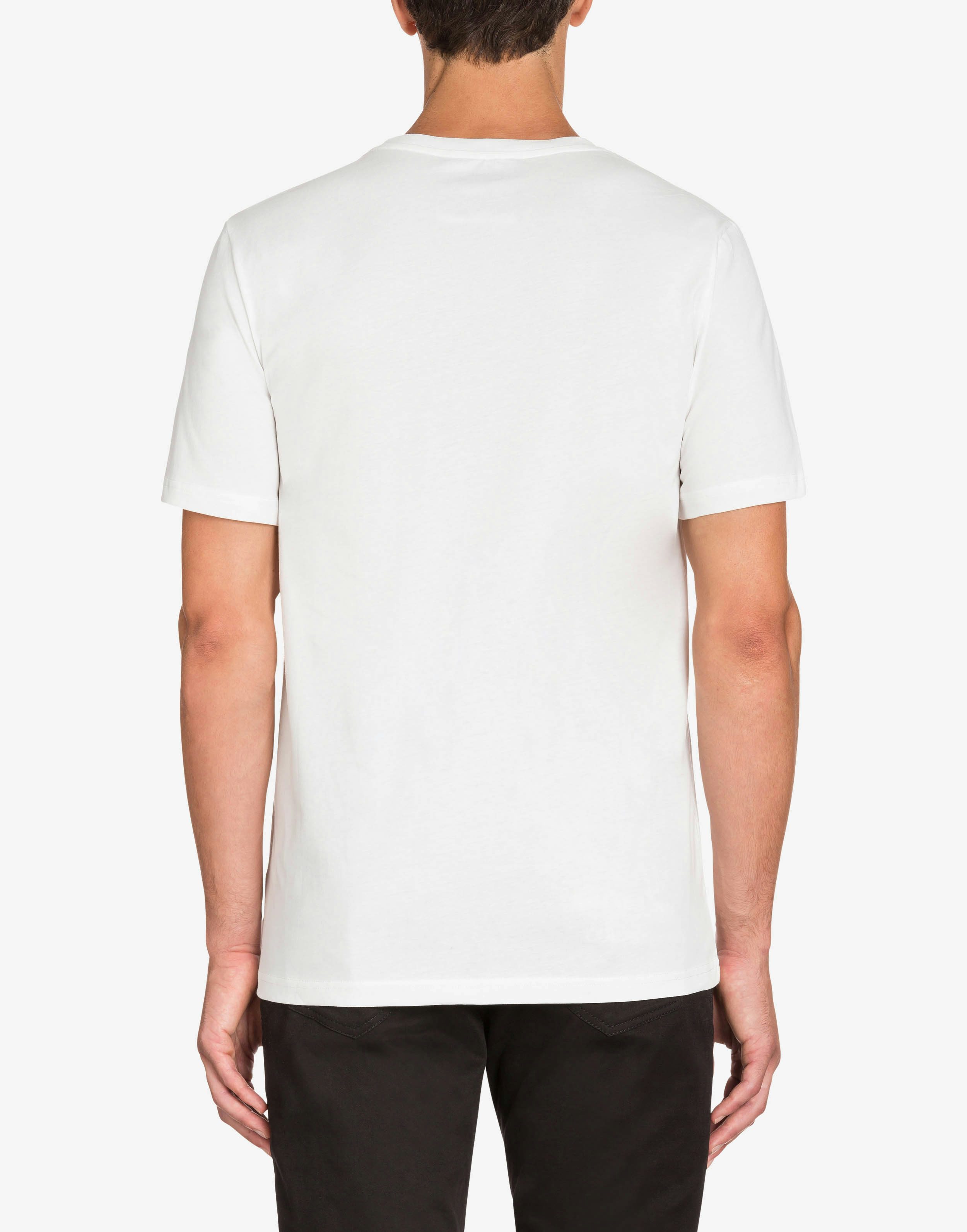 Cotton T-shirt with logo print 1