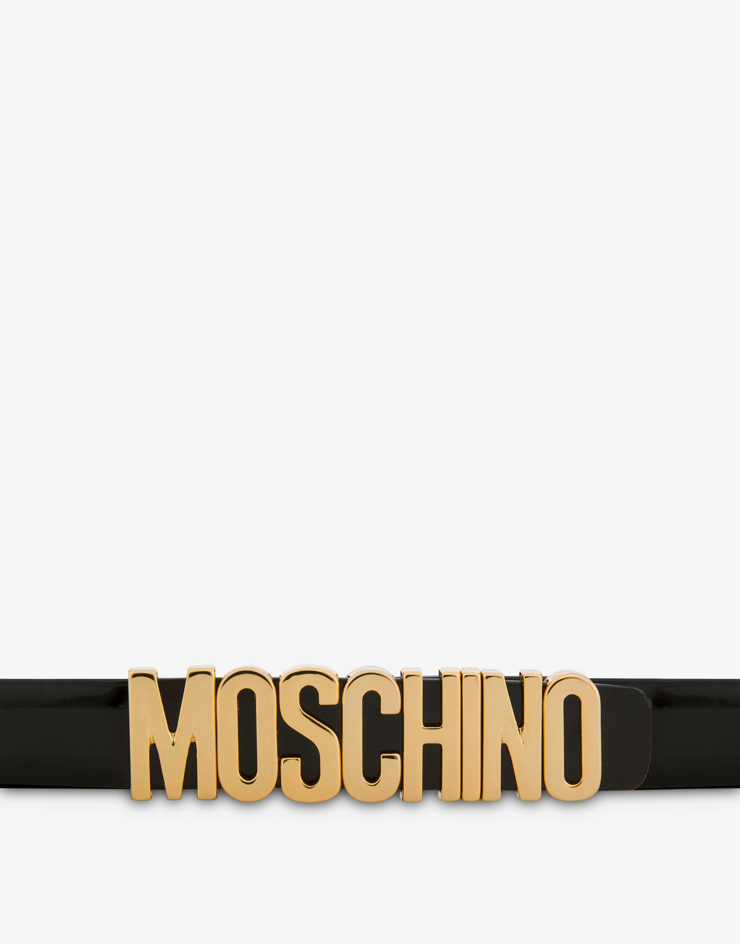 Calfskin belt with mini logo 0