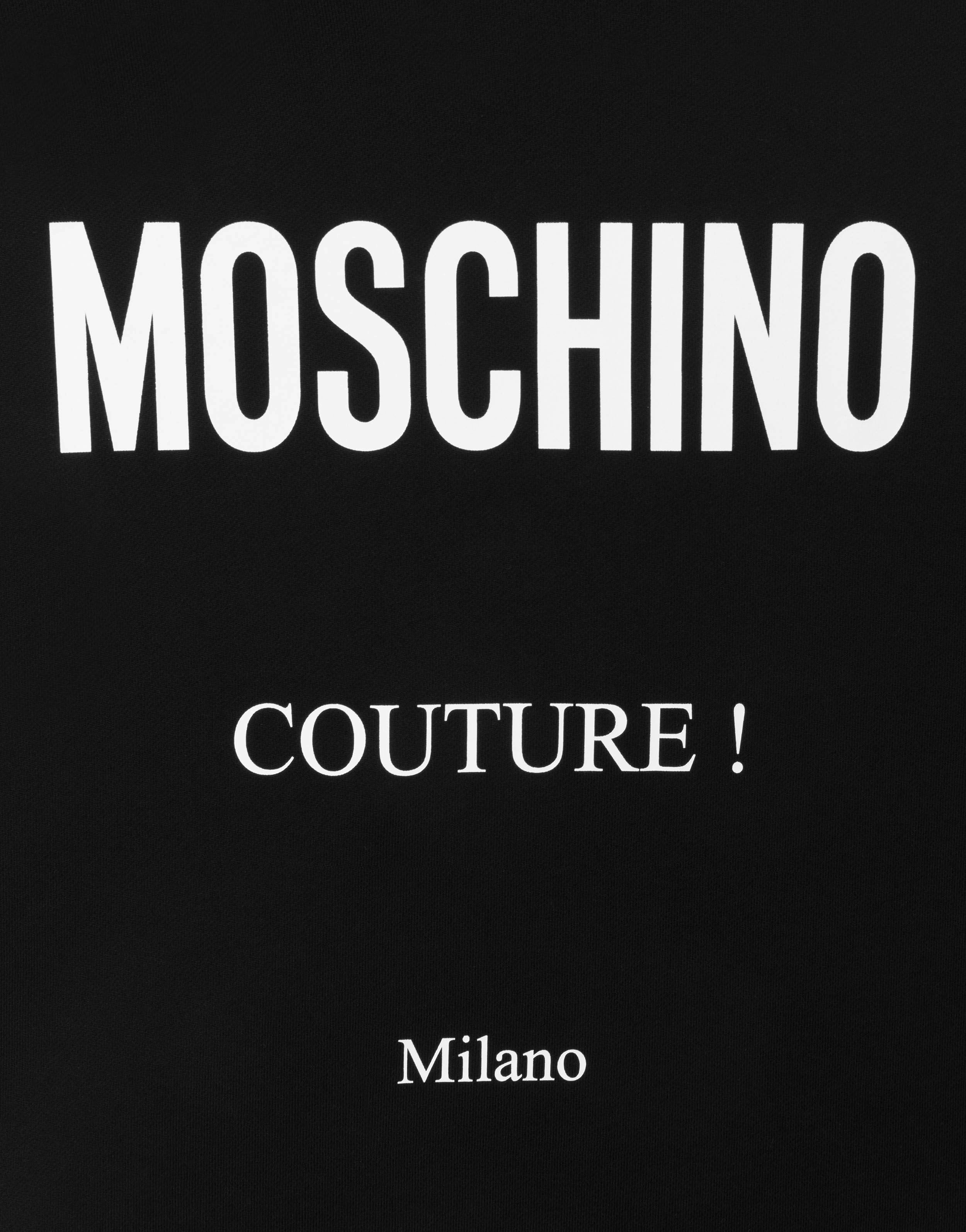 Sweat-shirt en coton Moschino Couture 2