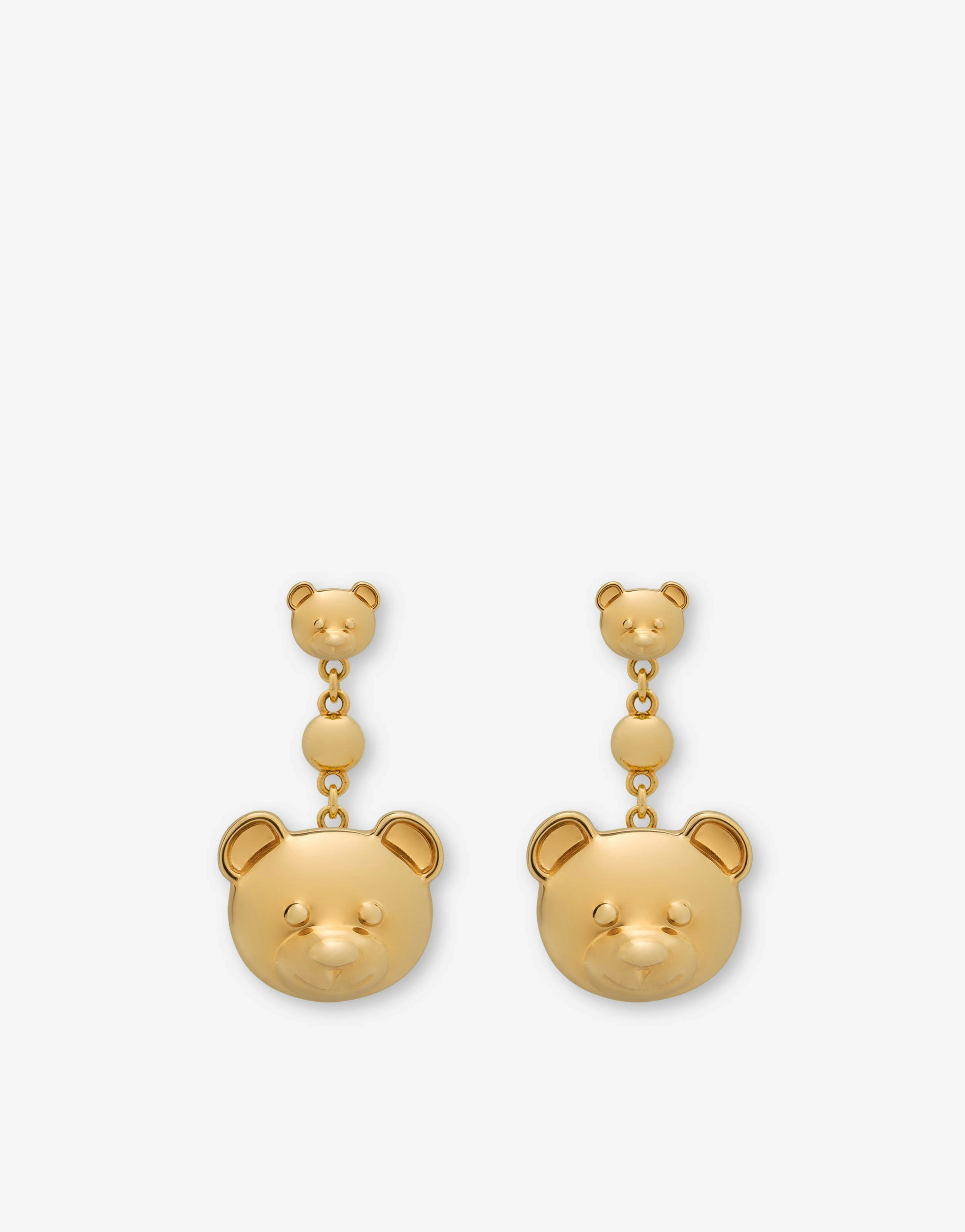 Teddy Bear drop earrings