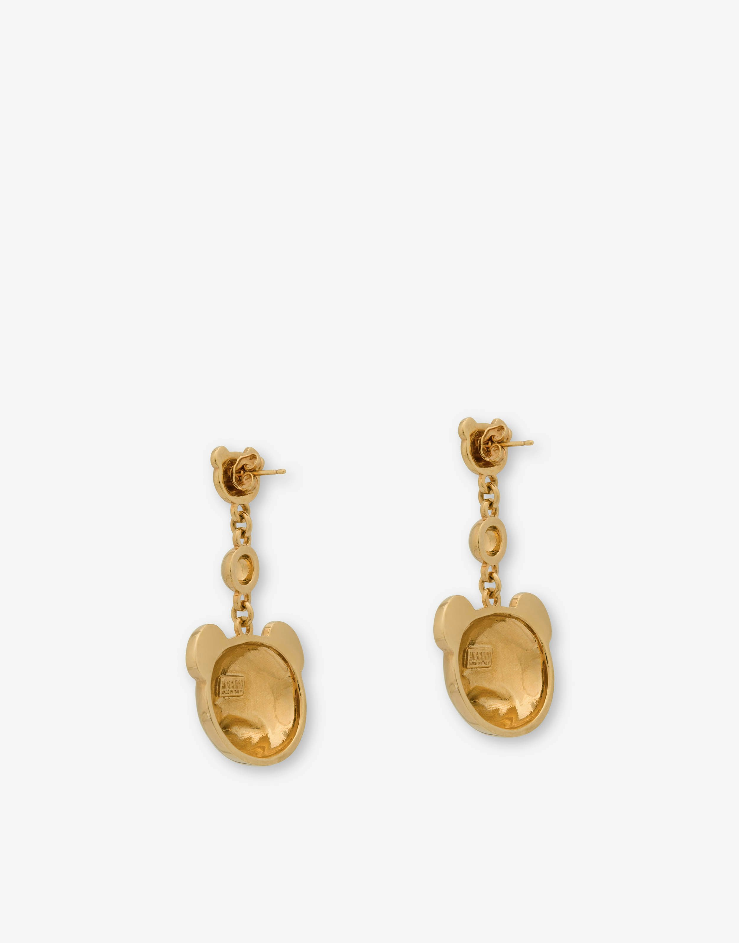 Teddy Bear drop earrings 1