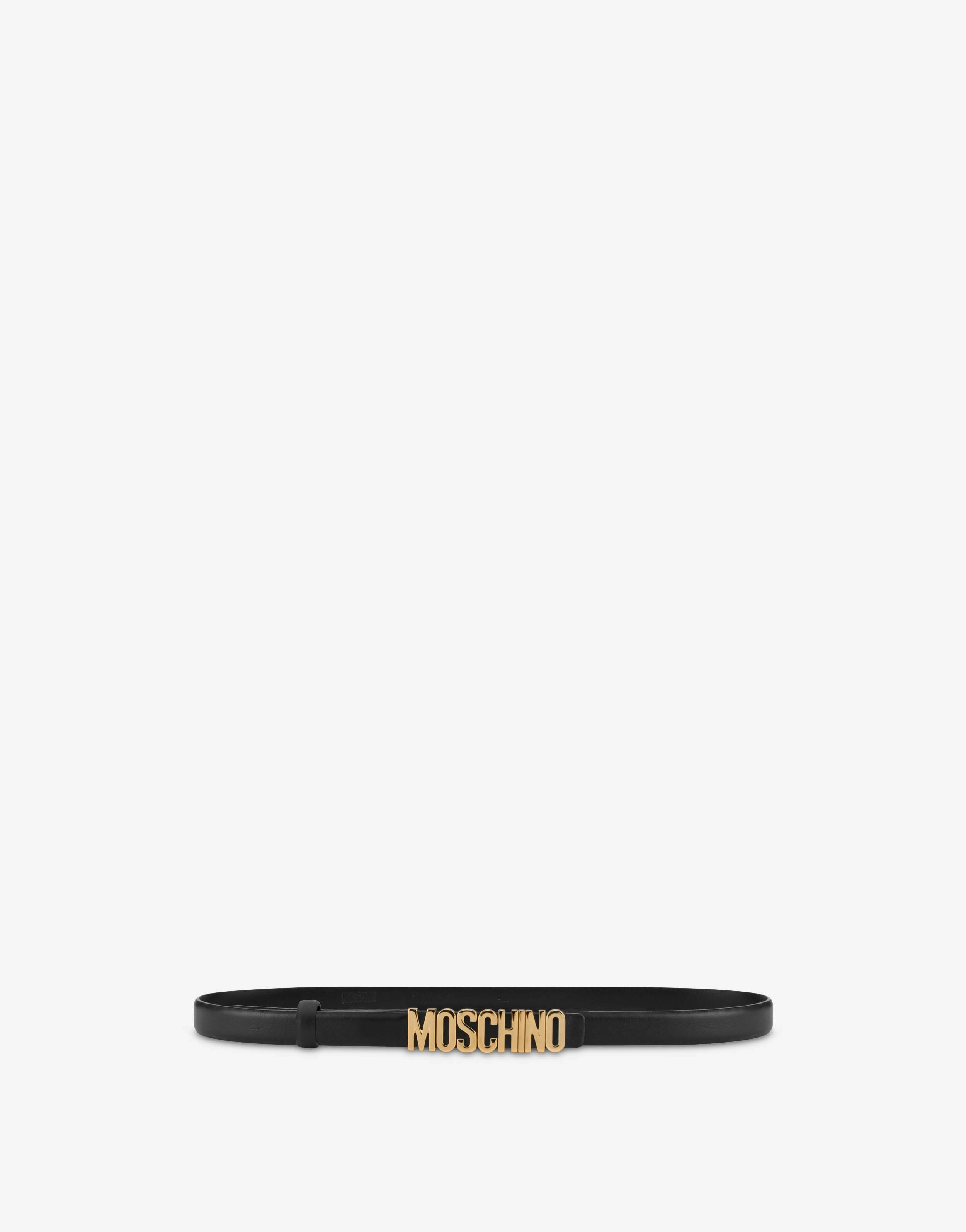 Belt with mini Lettering logo