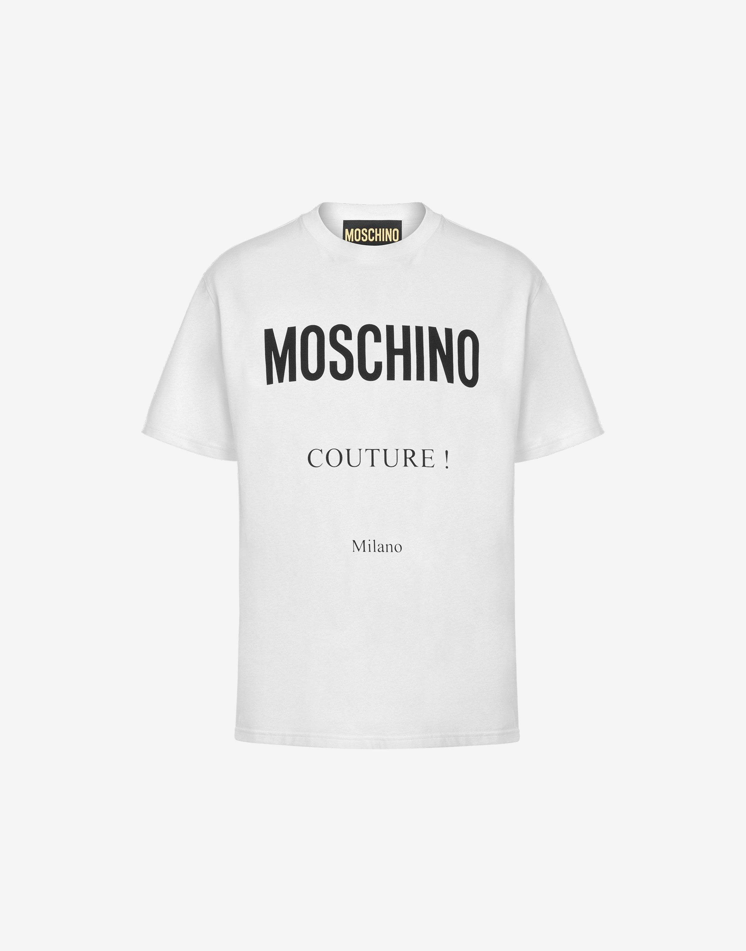 T-Shirt aus Stretch-Jersey Moschino Couture