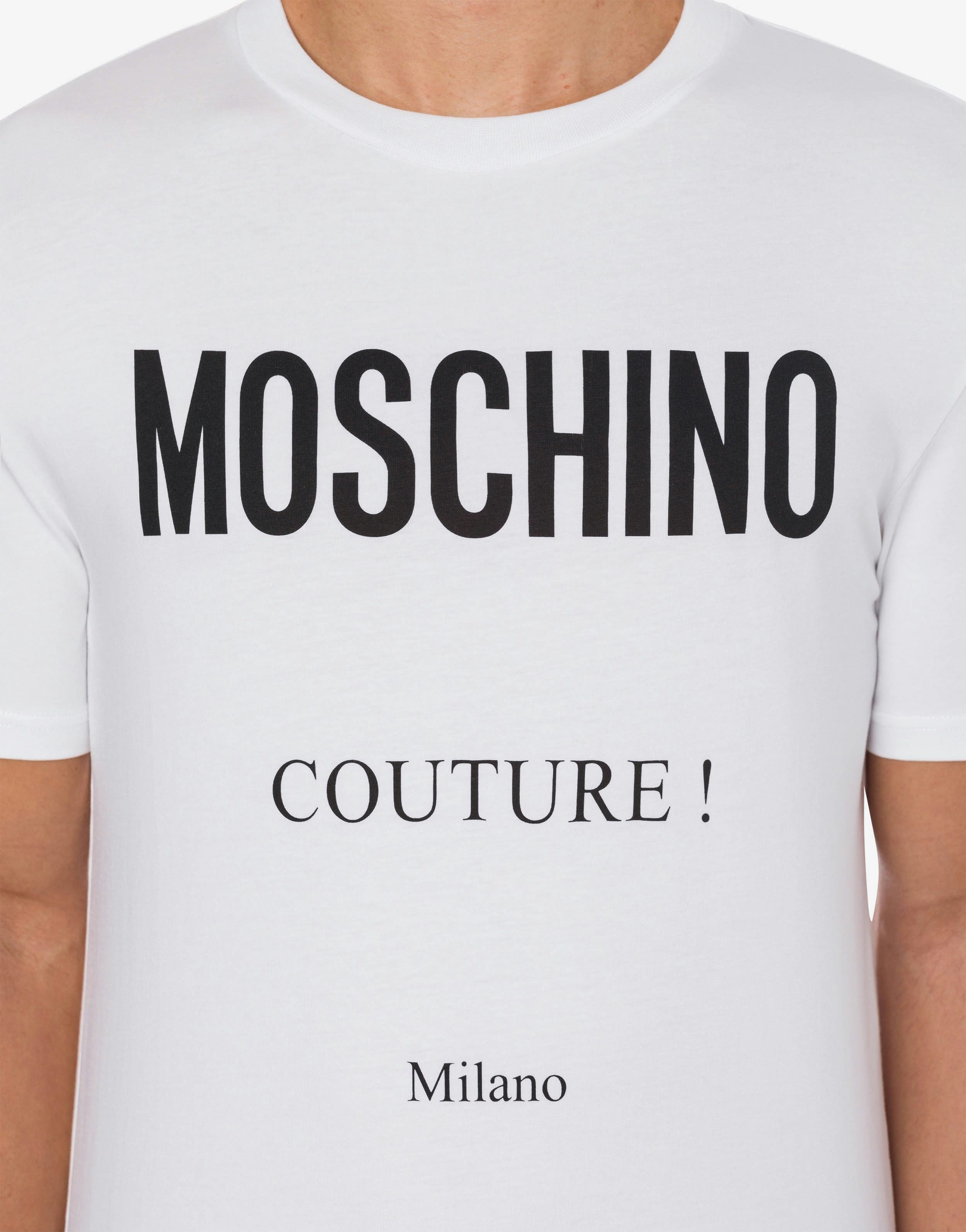 T-Shirt aus Stretch-Jersey Moschino Couture 2
