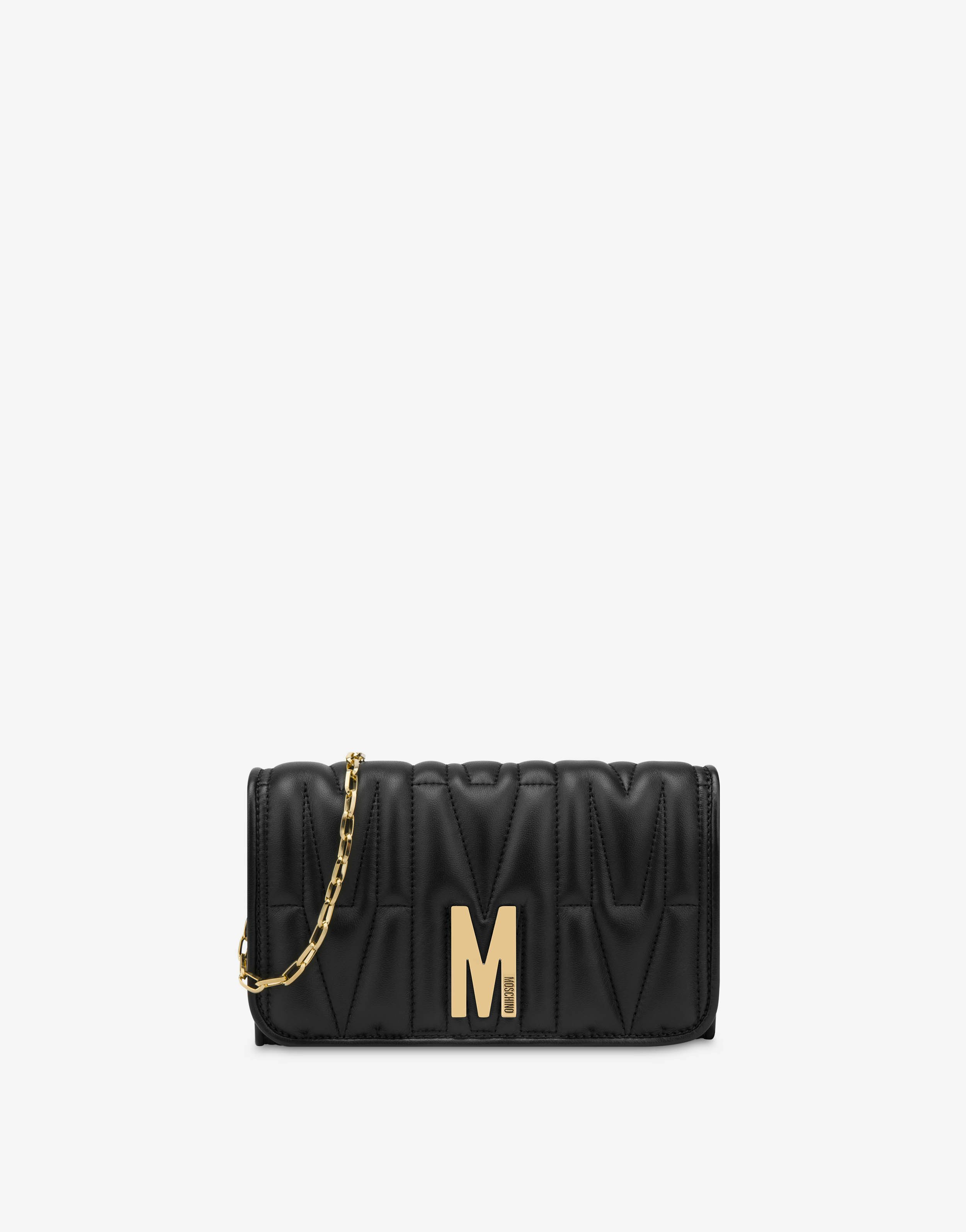 M Quilted shoulder bag