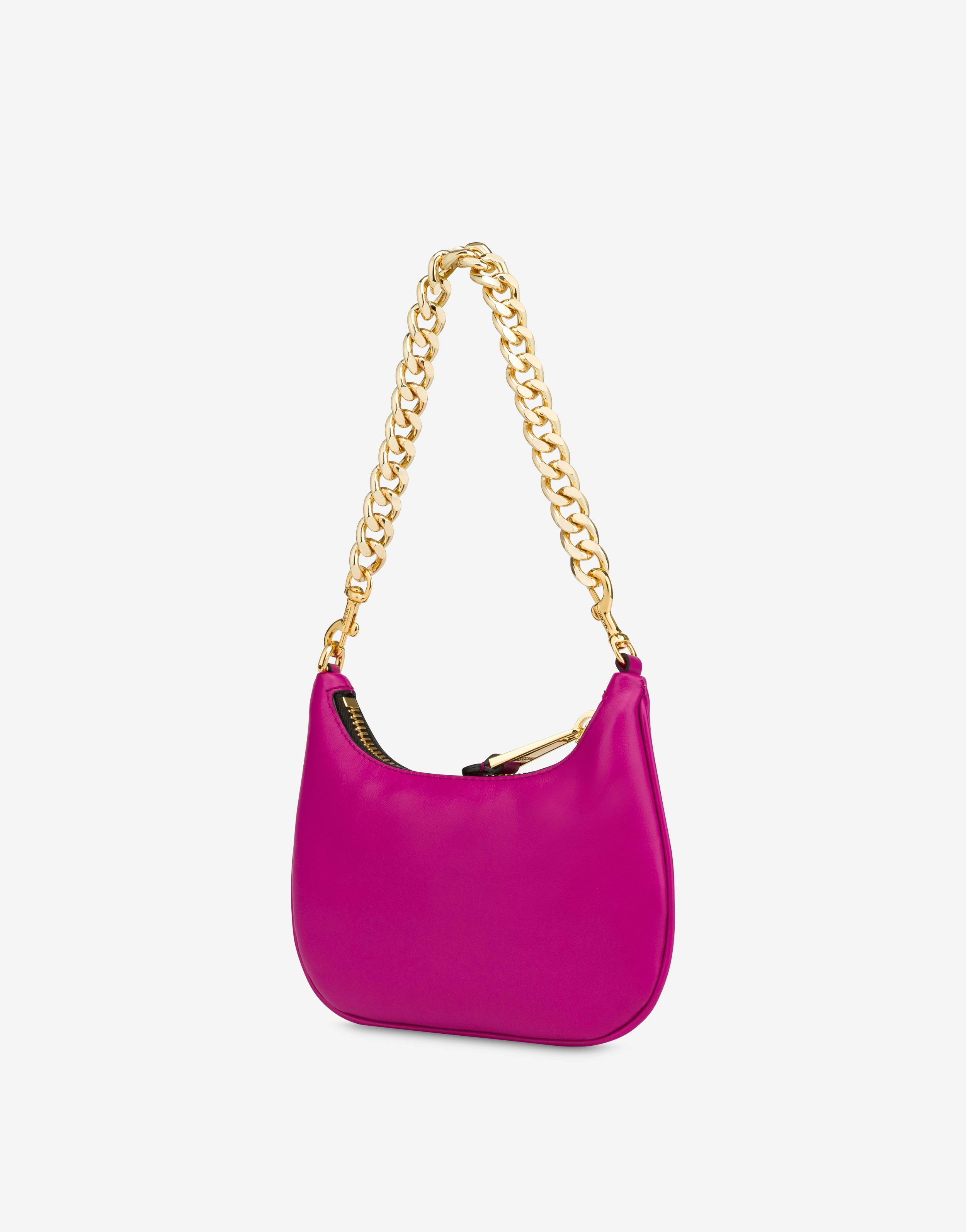 Crystal Lettering Logo small hobo bag | Shop Online