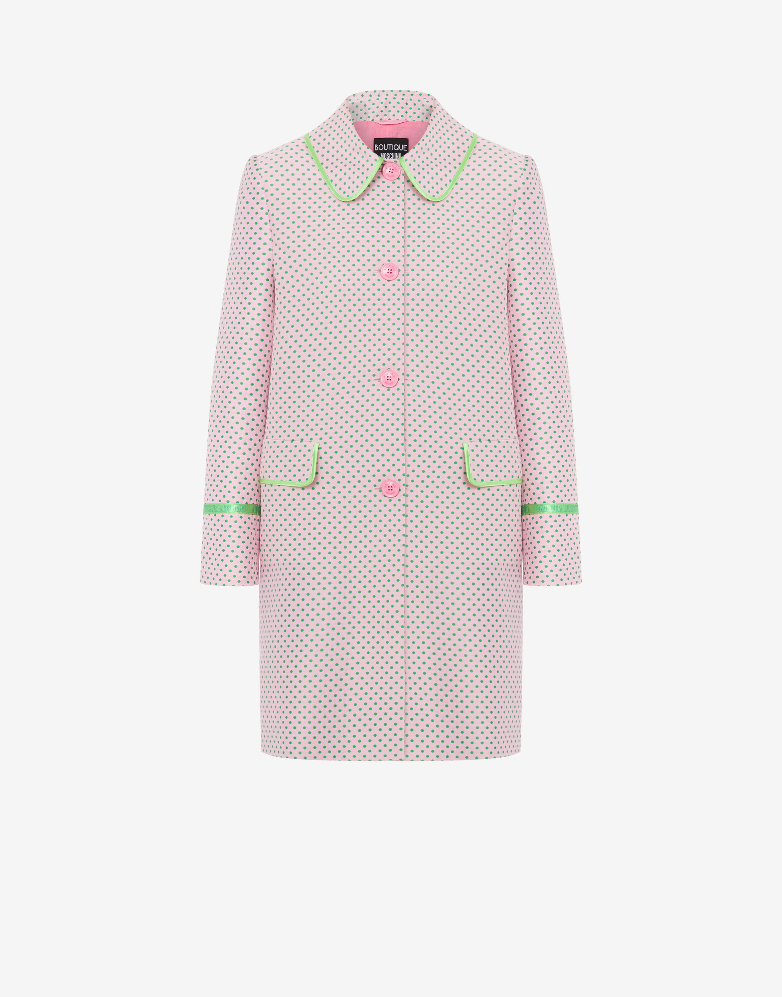 Small Polka Dots jacquard coat