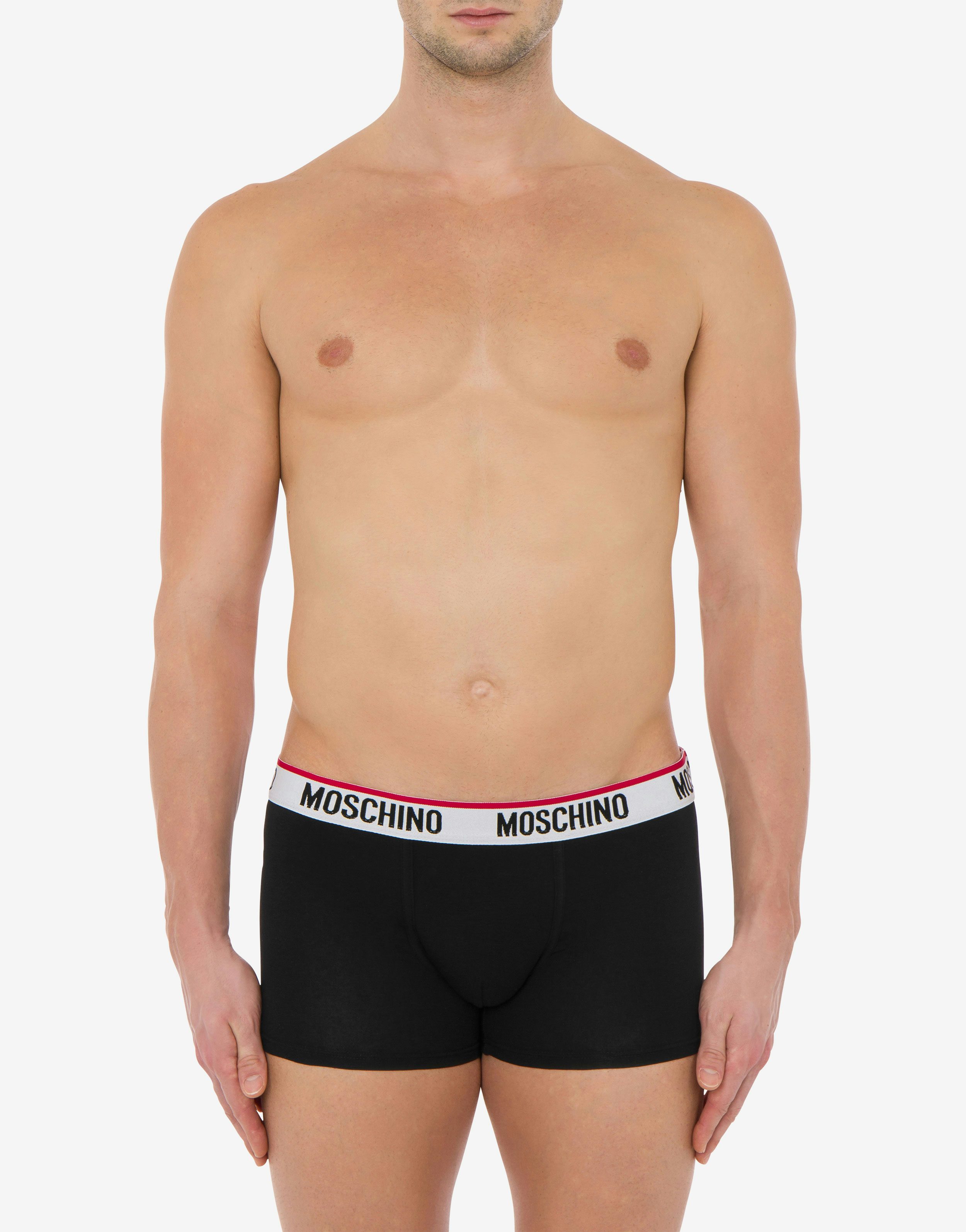 Set di 2 boxer in jersey stretch Logo Band 0