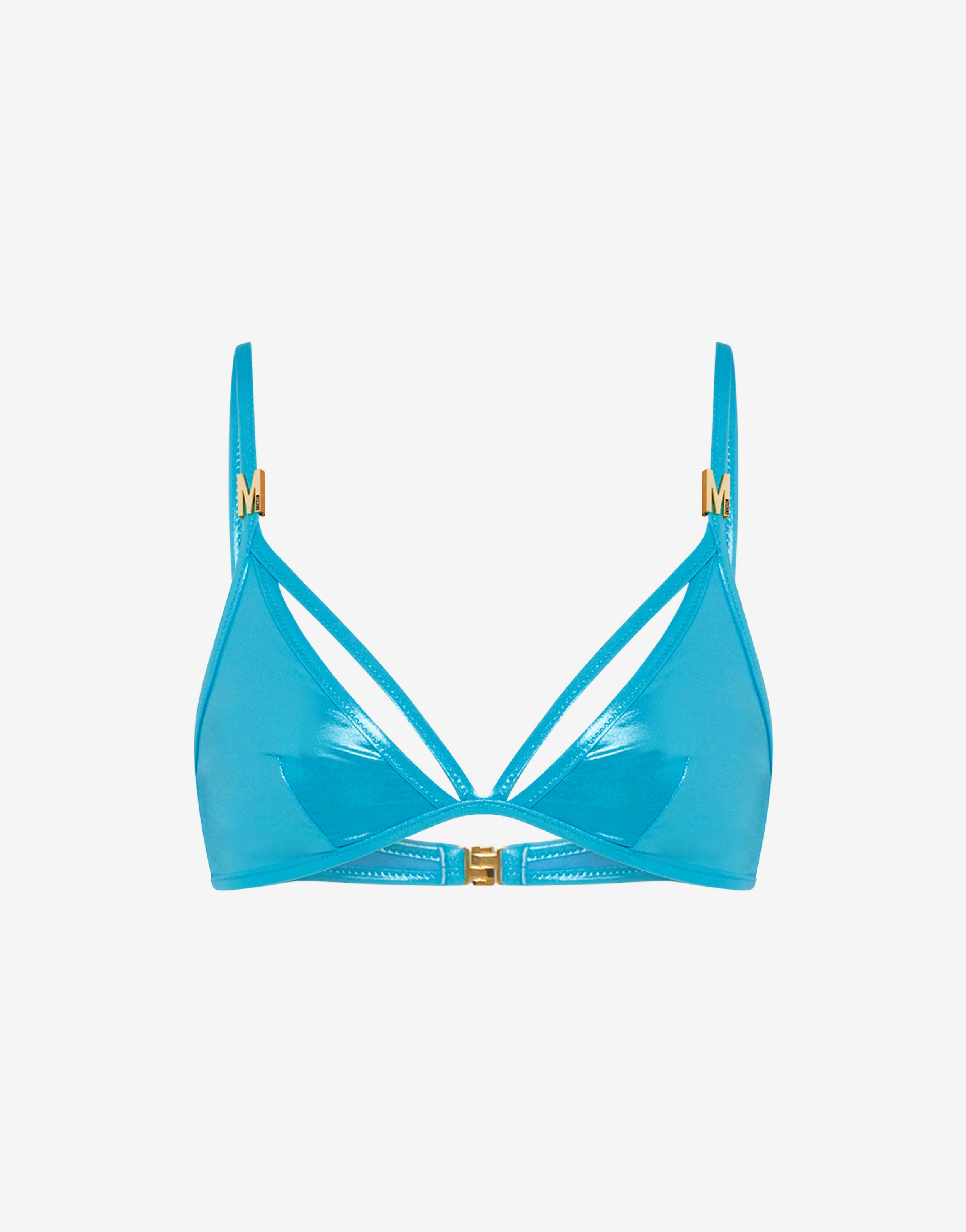 Bikini top a triangolo Shiny & Gold