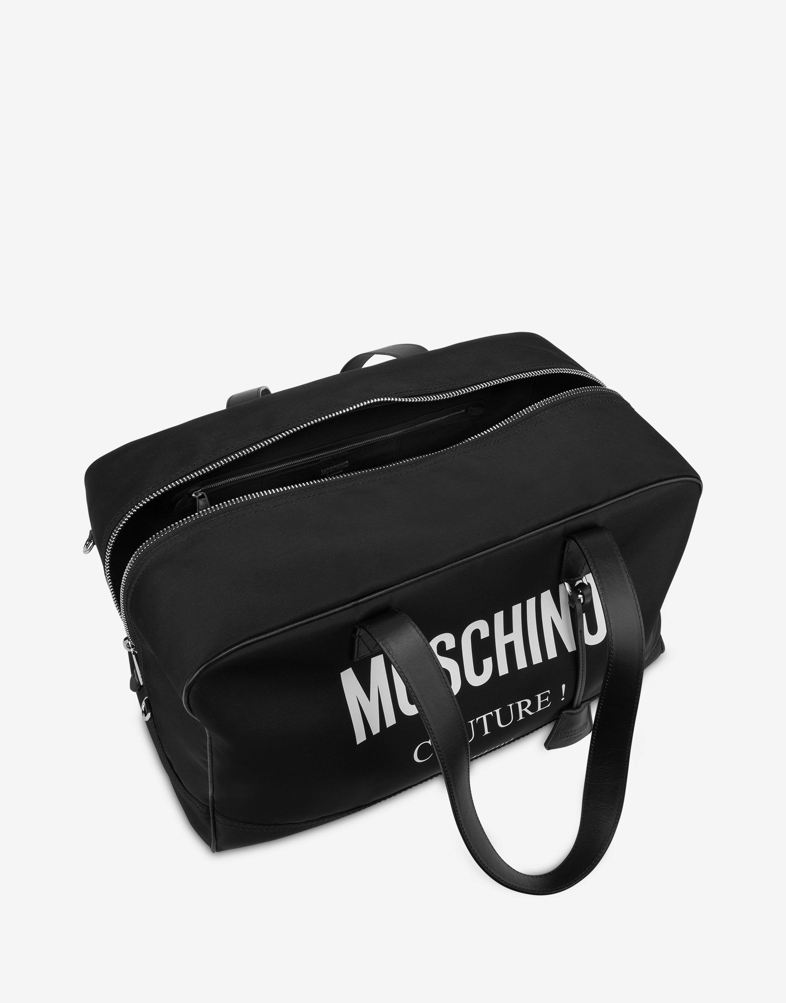 Moschino Couture nylon travel bag 1