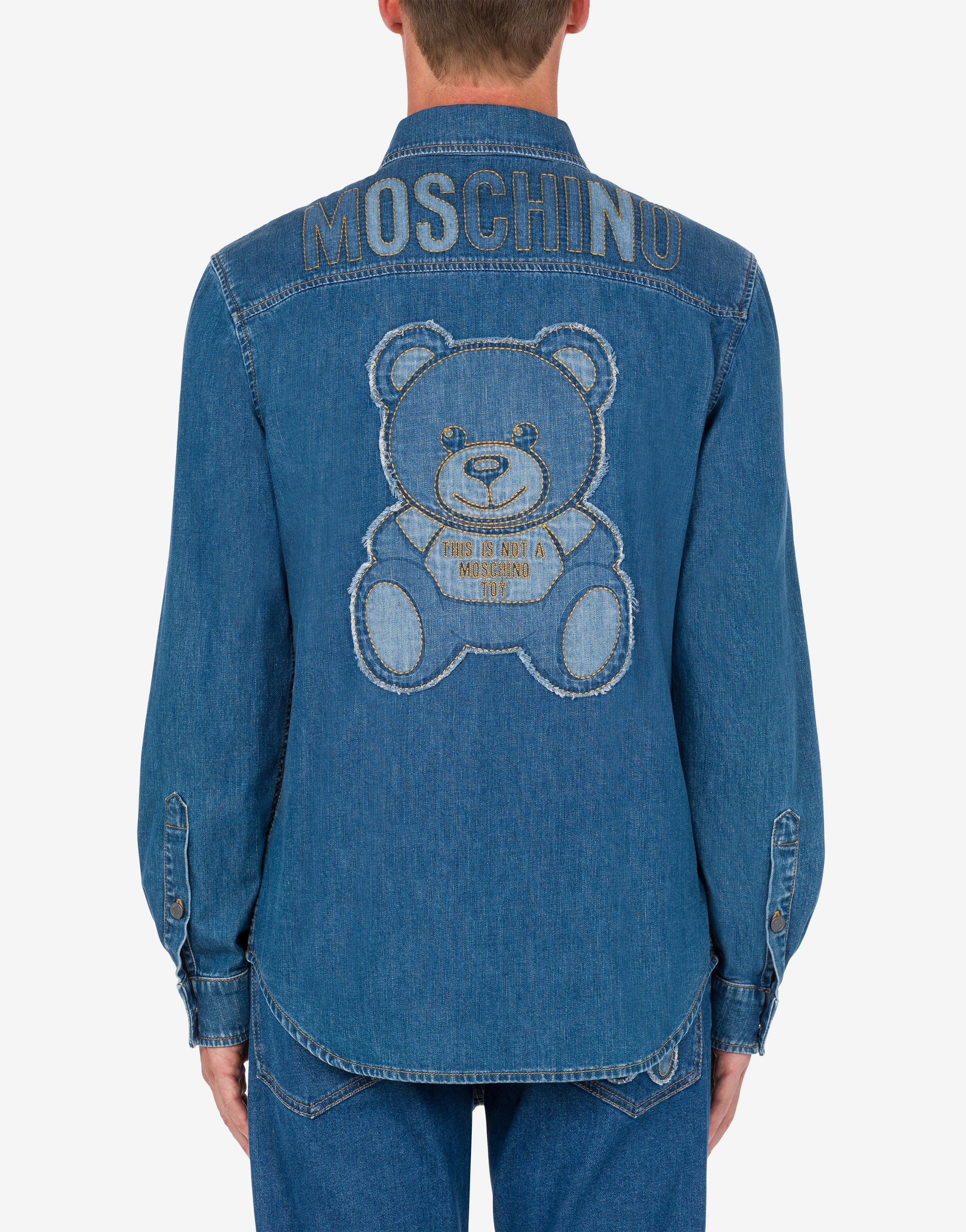 Chambray-Bluse Teddy Patch 1