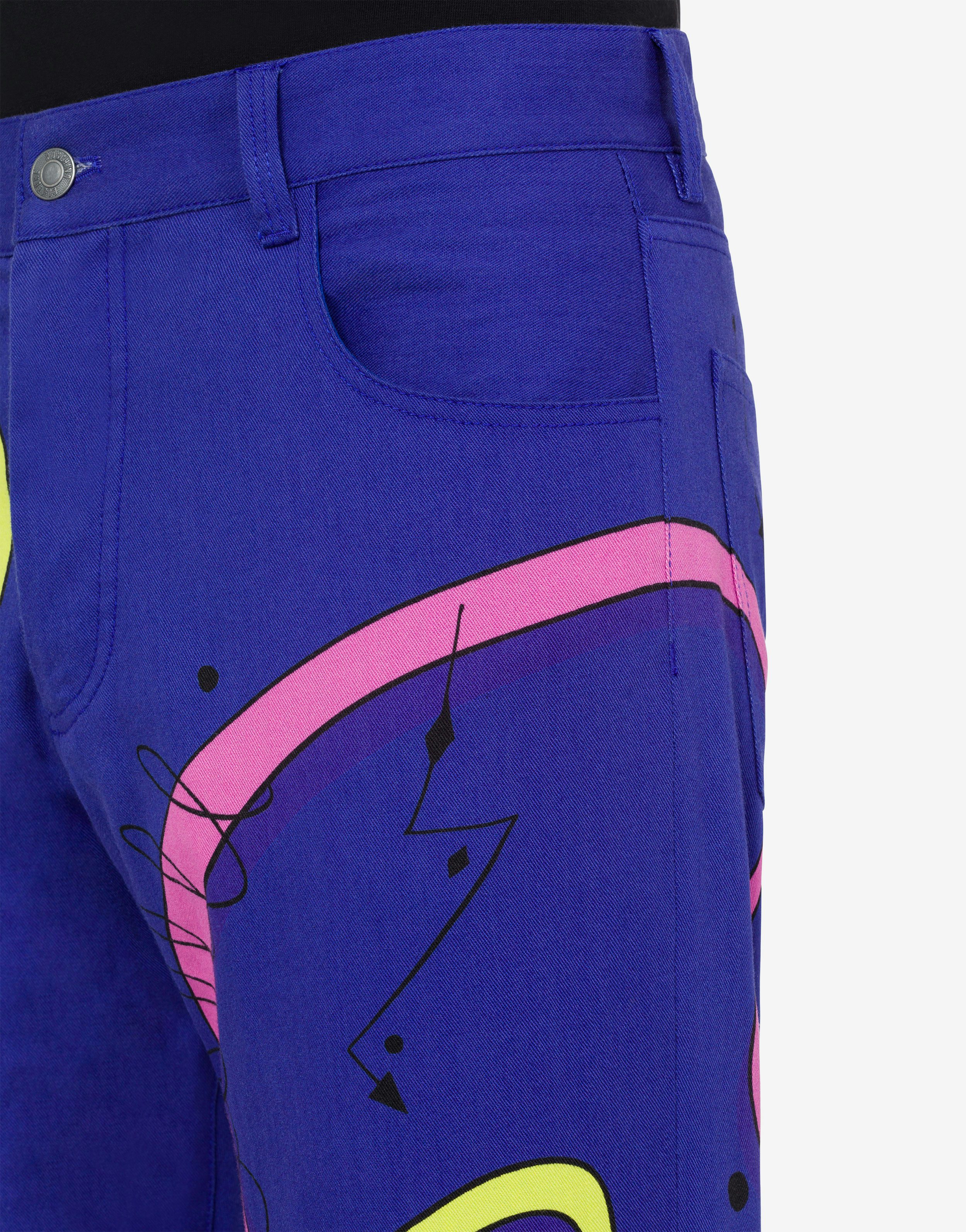 New Wave Artwork gabardine trousers 2