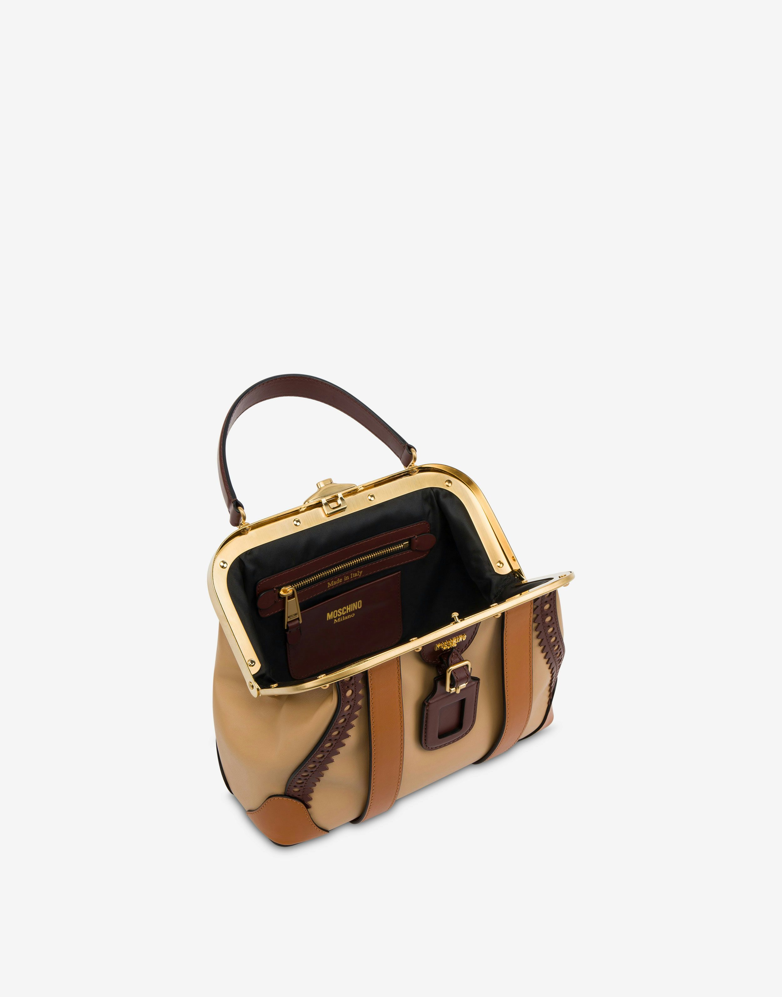 Vintage Suitcase calfskin handbag 1