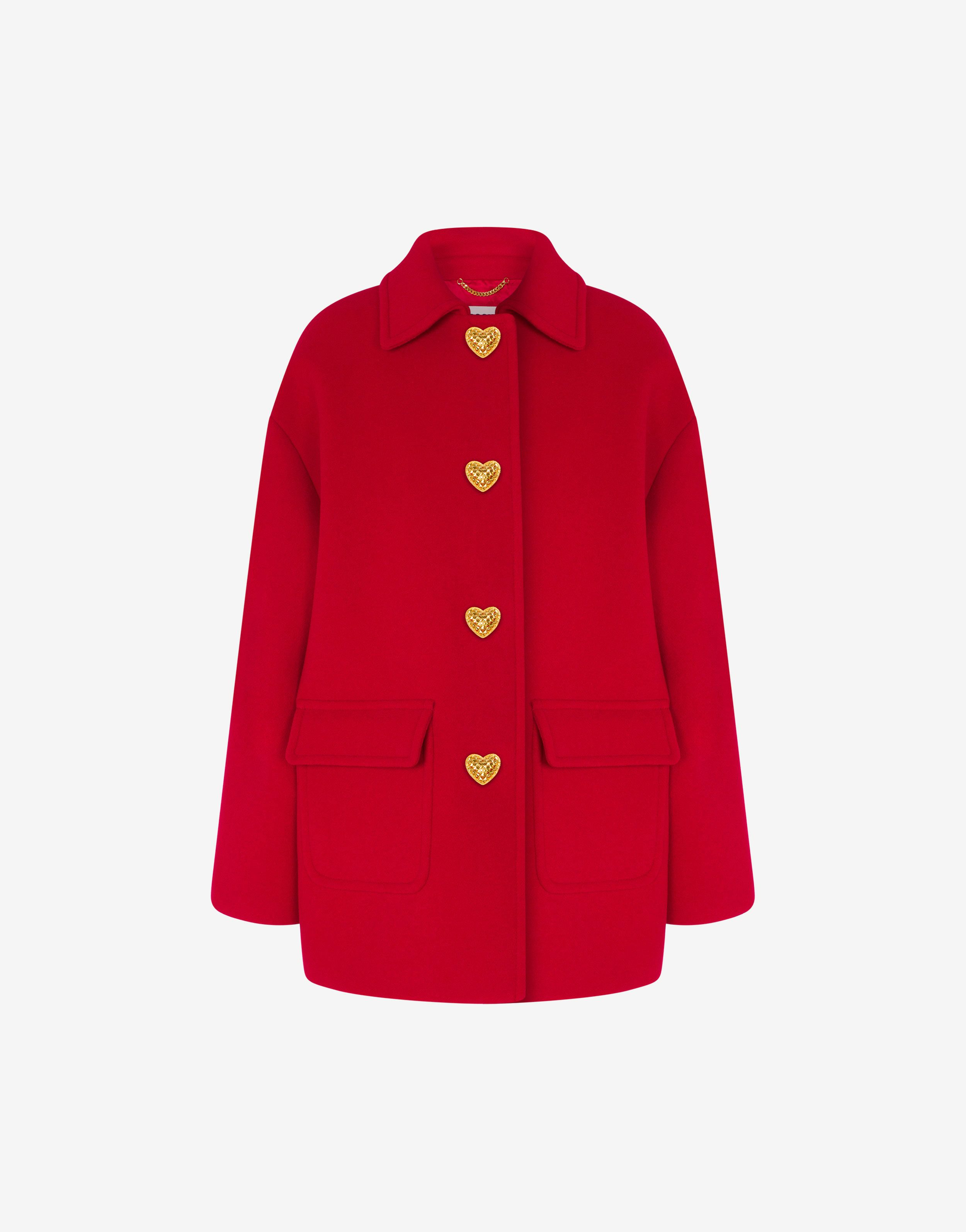 Hearts Buttons cloth coat