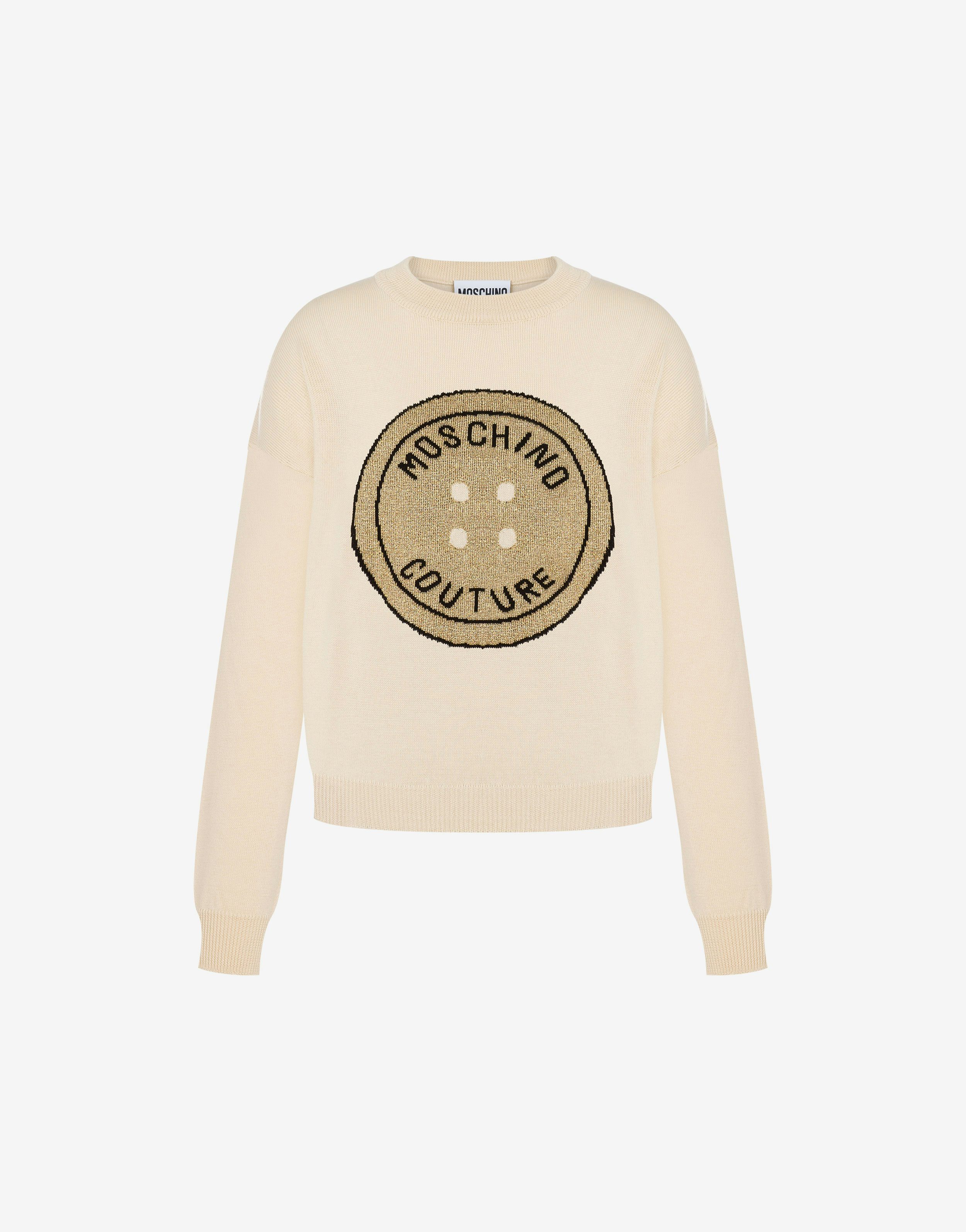 Pullover aus Wolle Moschino Button