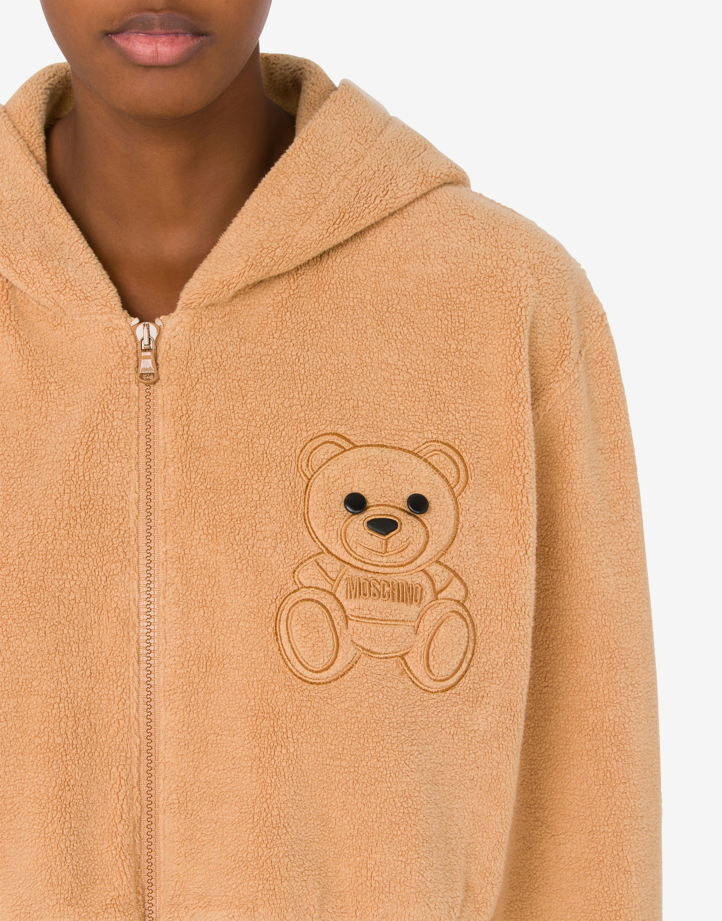 Moschino Teddy Bear cropped cotton sweatshirt 2