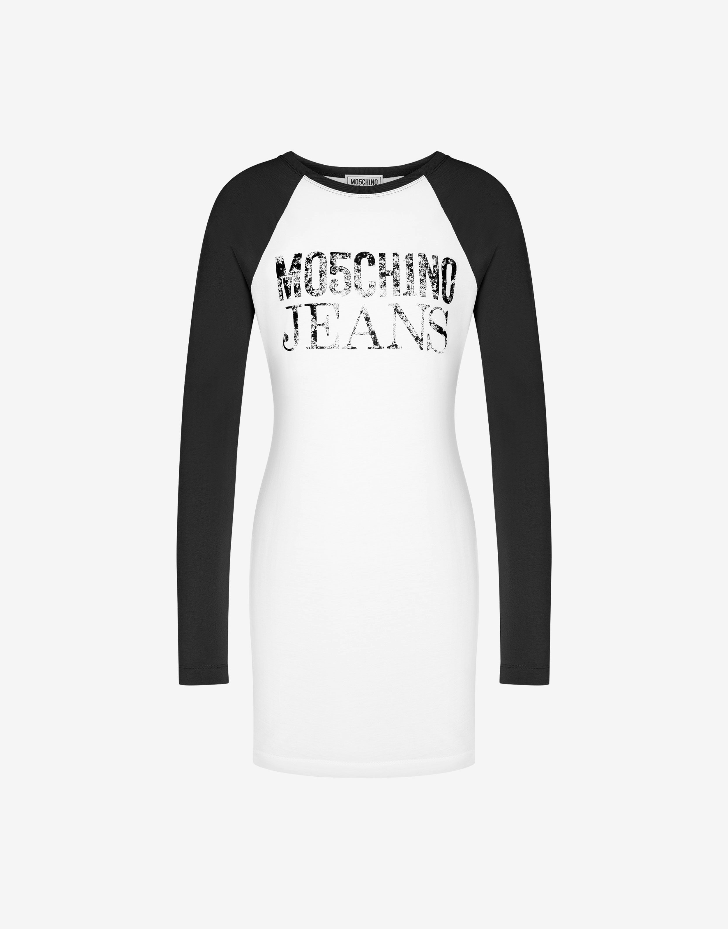 Kleid aus Jersey Moschino Jeans Logo