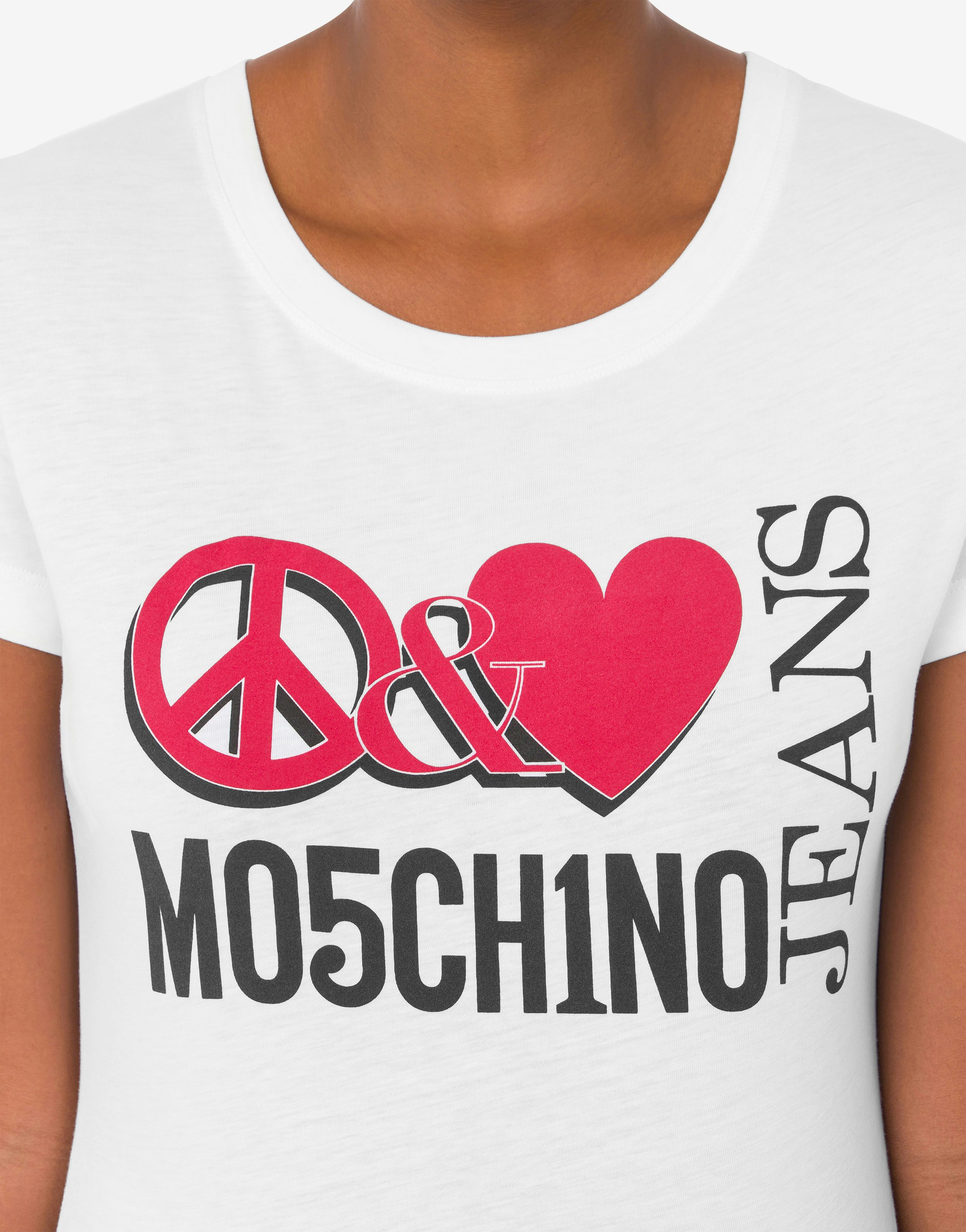 T-shirt in jersey Peace & Love 2