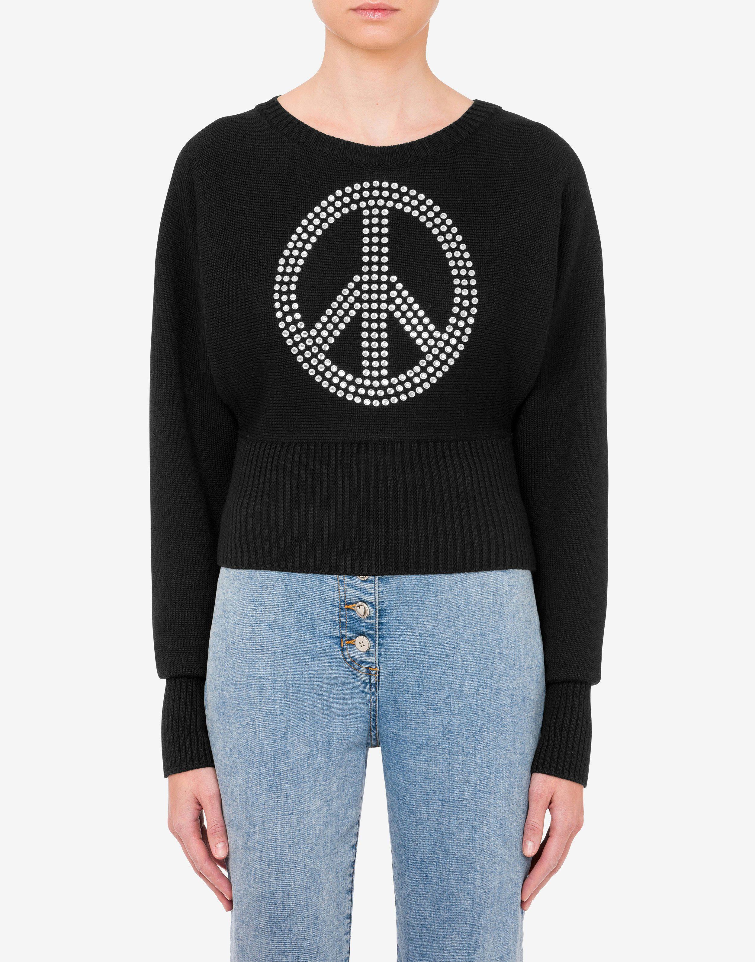 Peace Symbol wool blend jumper 0