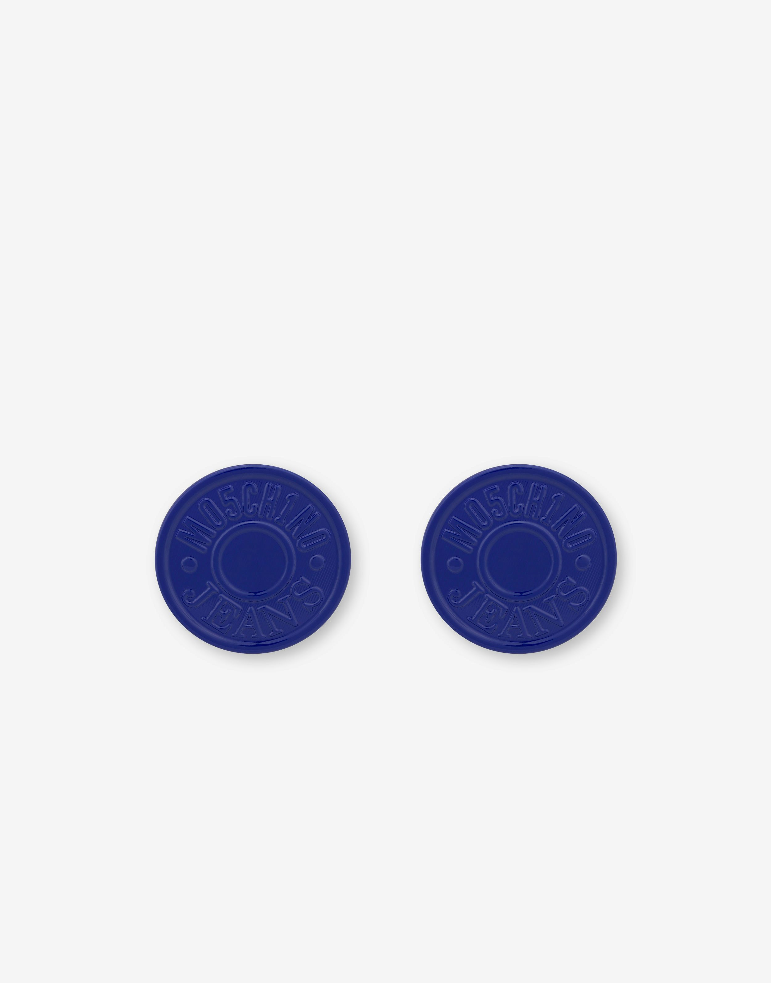 Moschino Jeans Button earrings