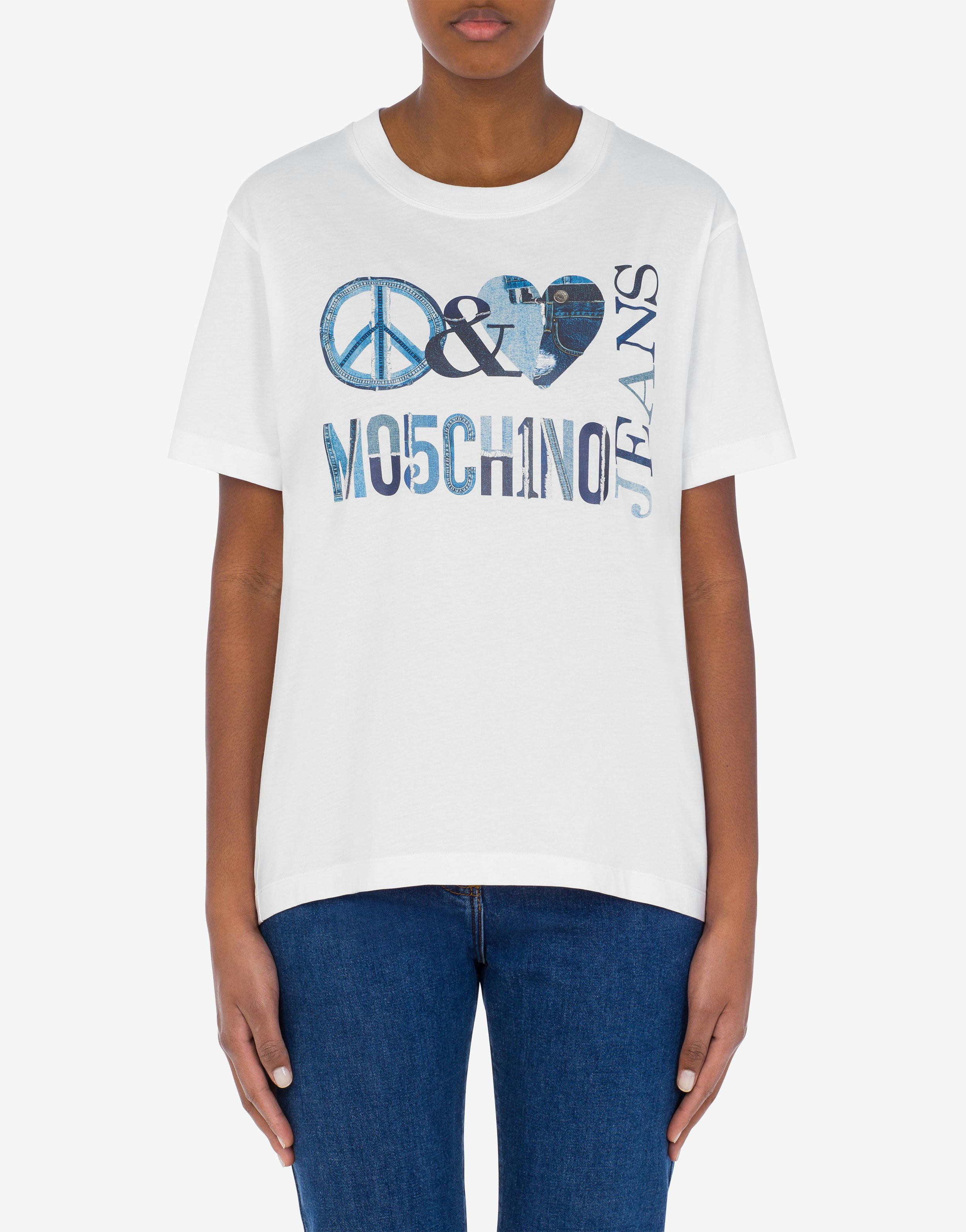 T-shirt en jersey Denim Peace & Love 0