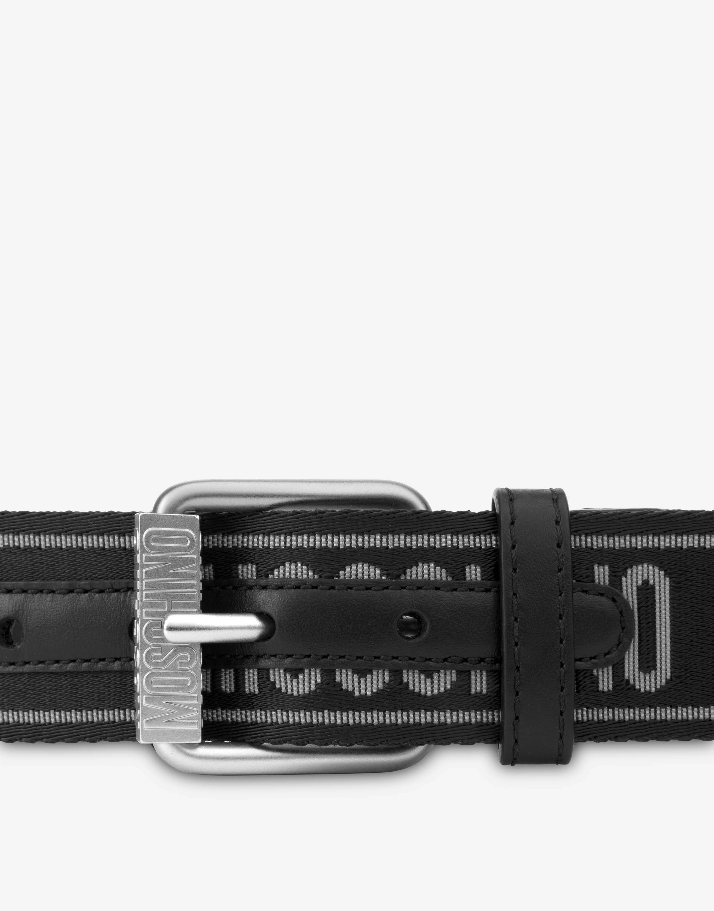 Cintura con logo jacquard 0