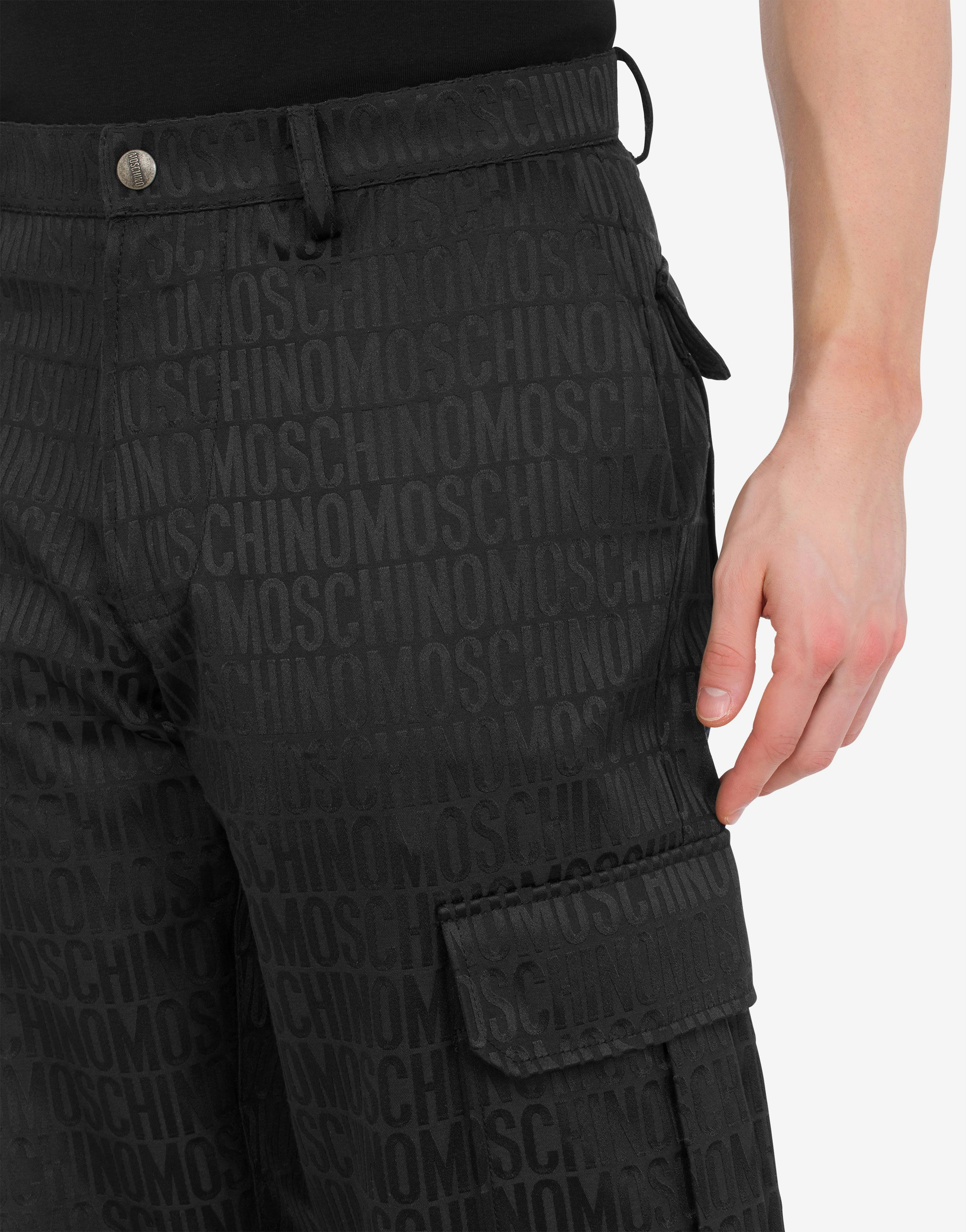 Pantalone in nylon pesante Allover Logo 2