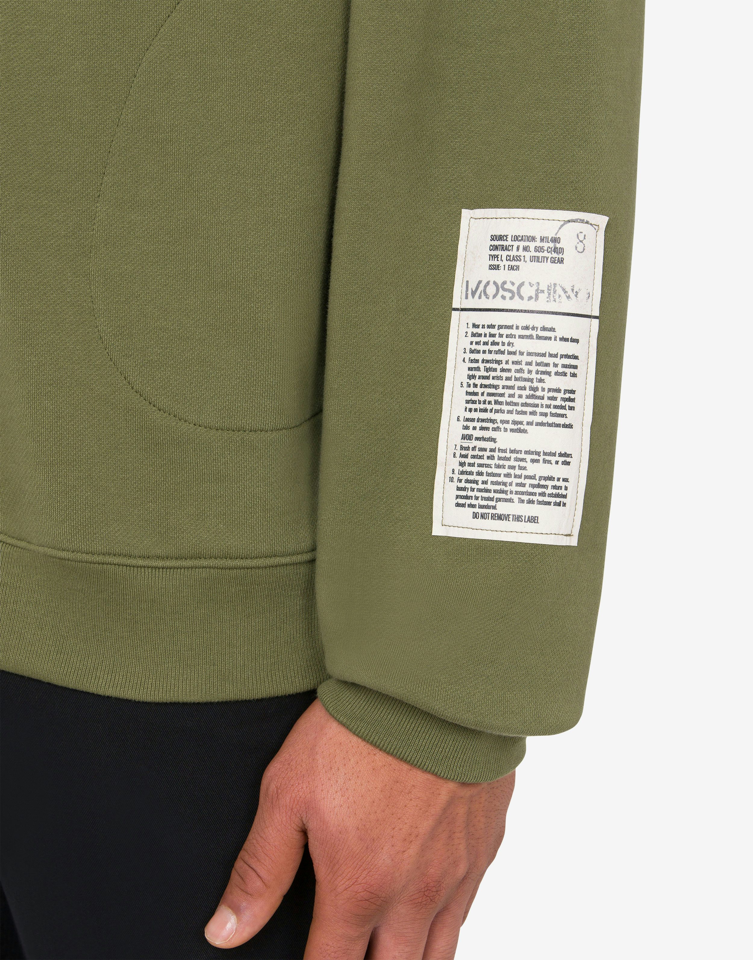 Military Label organic cotton sweatshirt 2