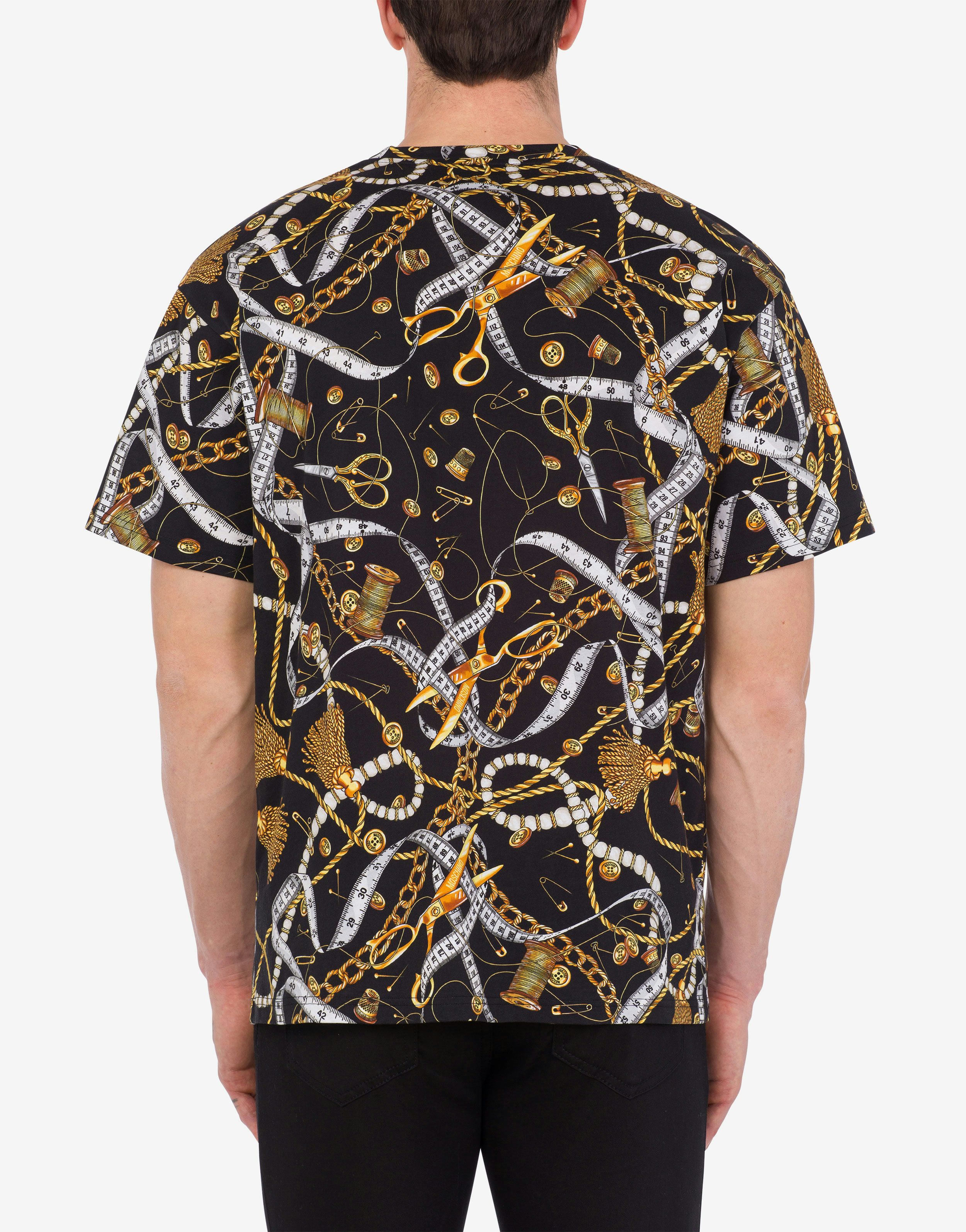 Allover Sartorial Print jersey T-shirt 1