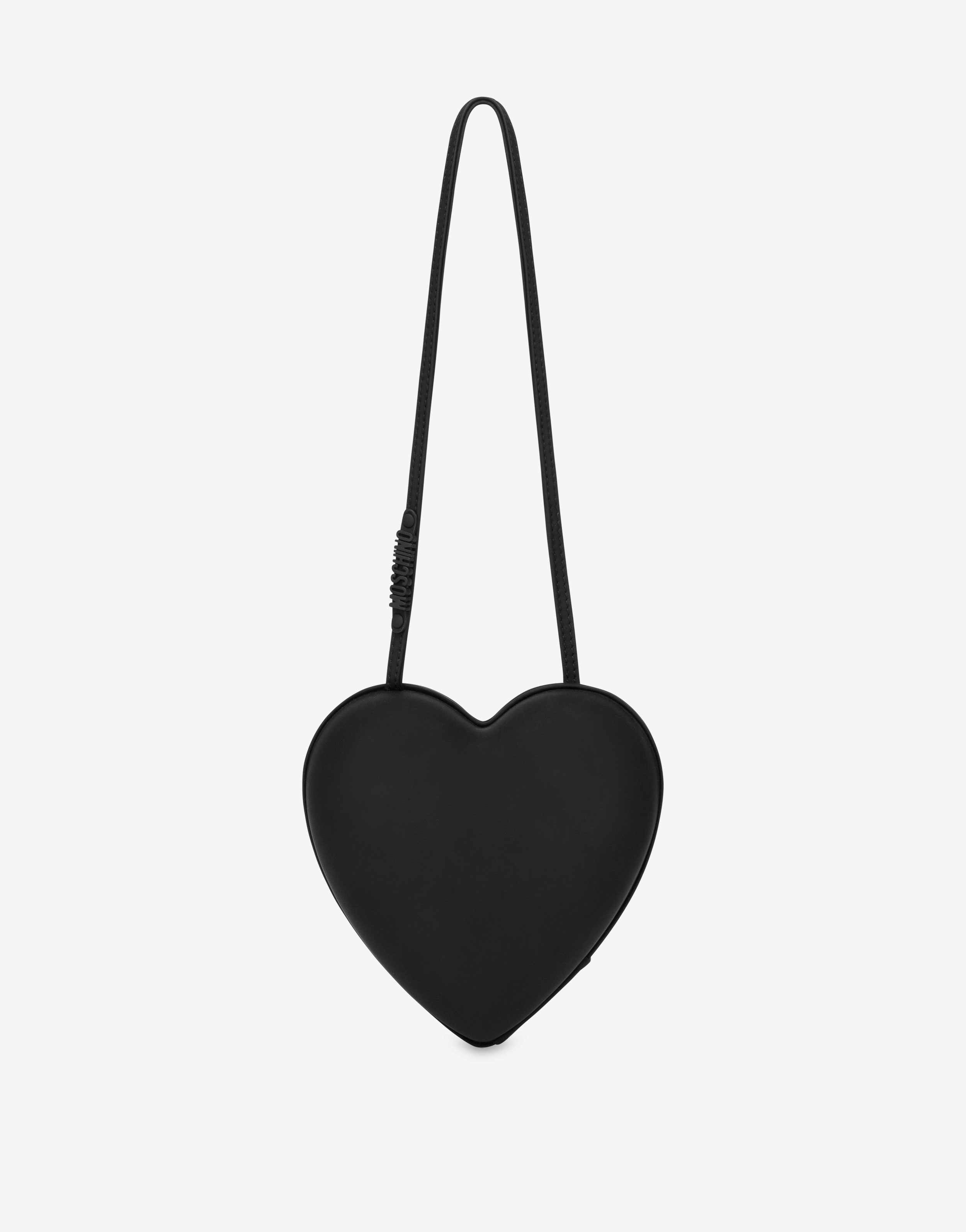 Moschino Heartbeat bag in nappa gommata