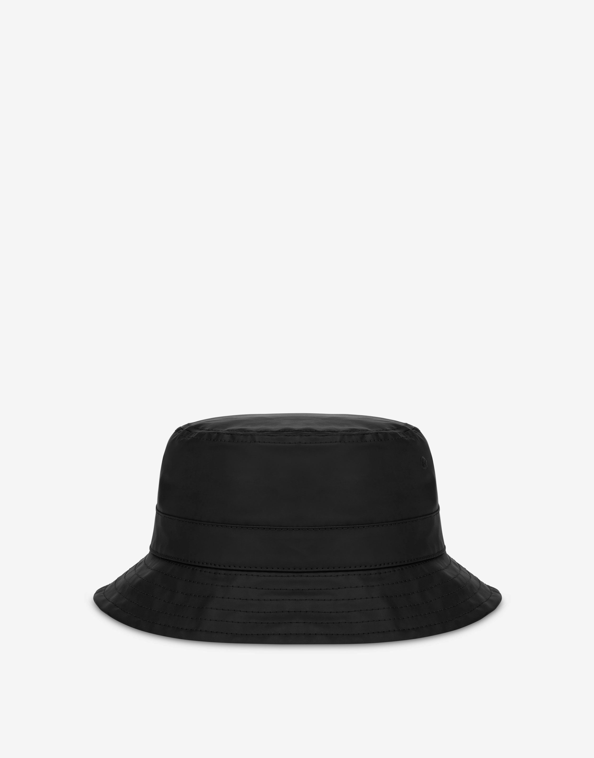 Cappello bucket in tela effetto cerato