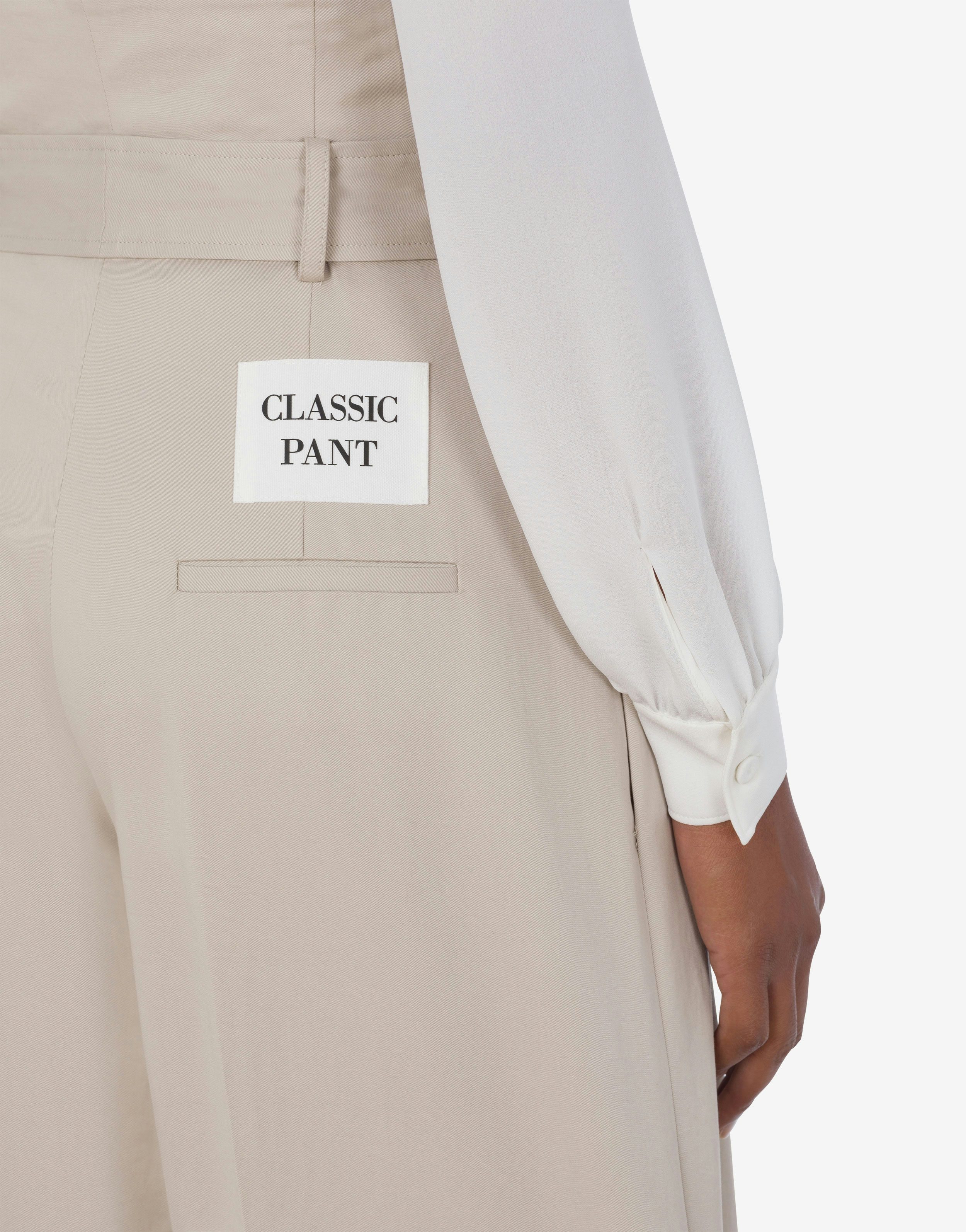 Pantalone oversize in tela di cotone 2