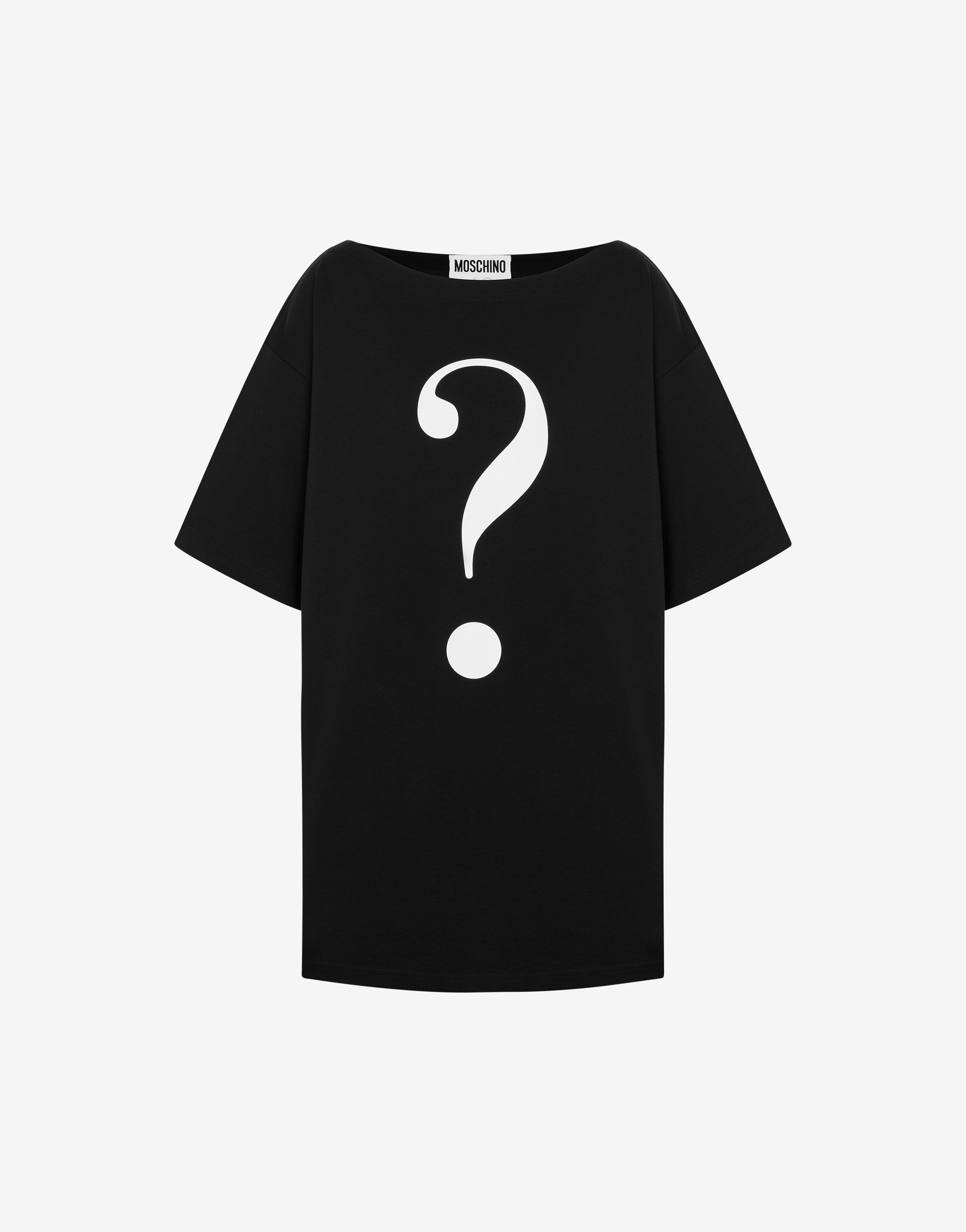 T-shirt aus interlock question mark