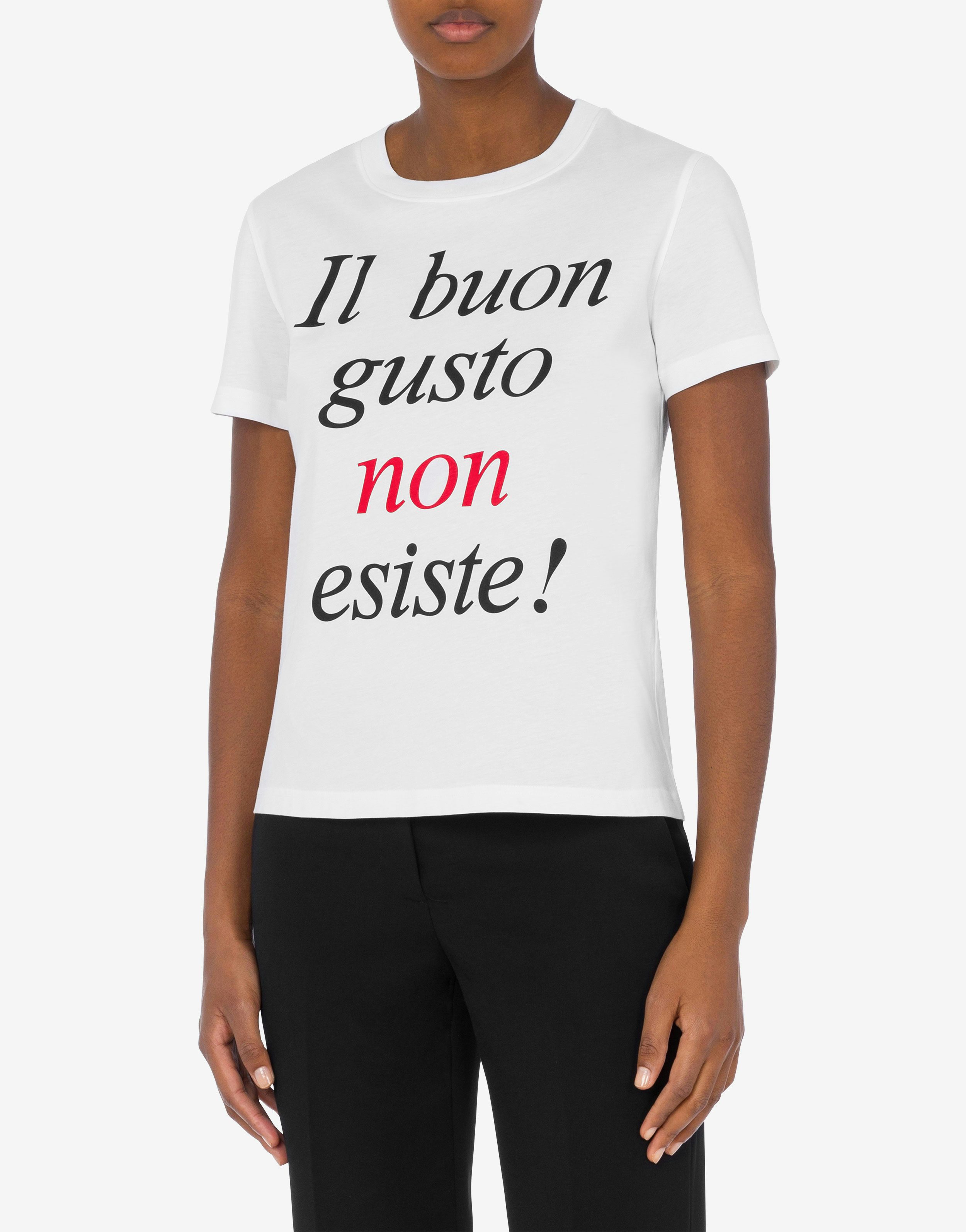 T-shirt in jersey con stampa 0