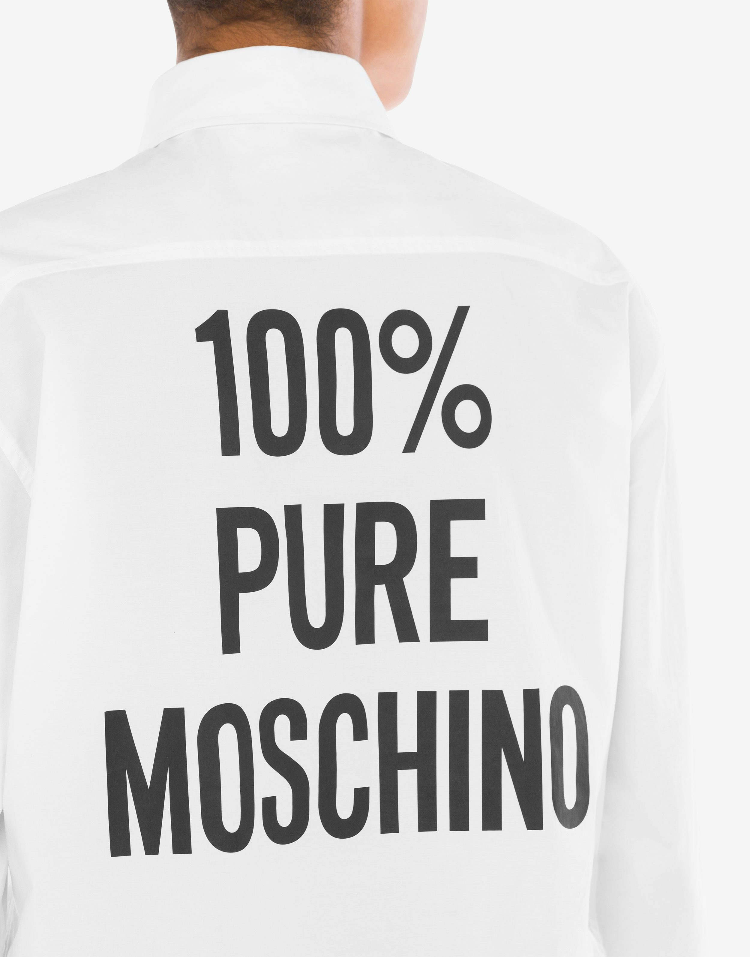 Camicia in popeline Pure Moschino Print 2