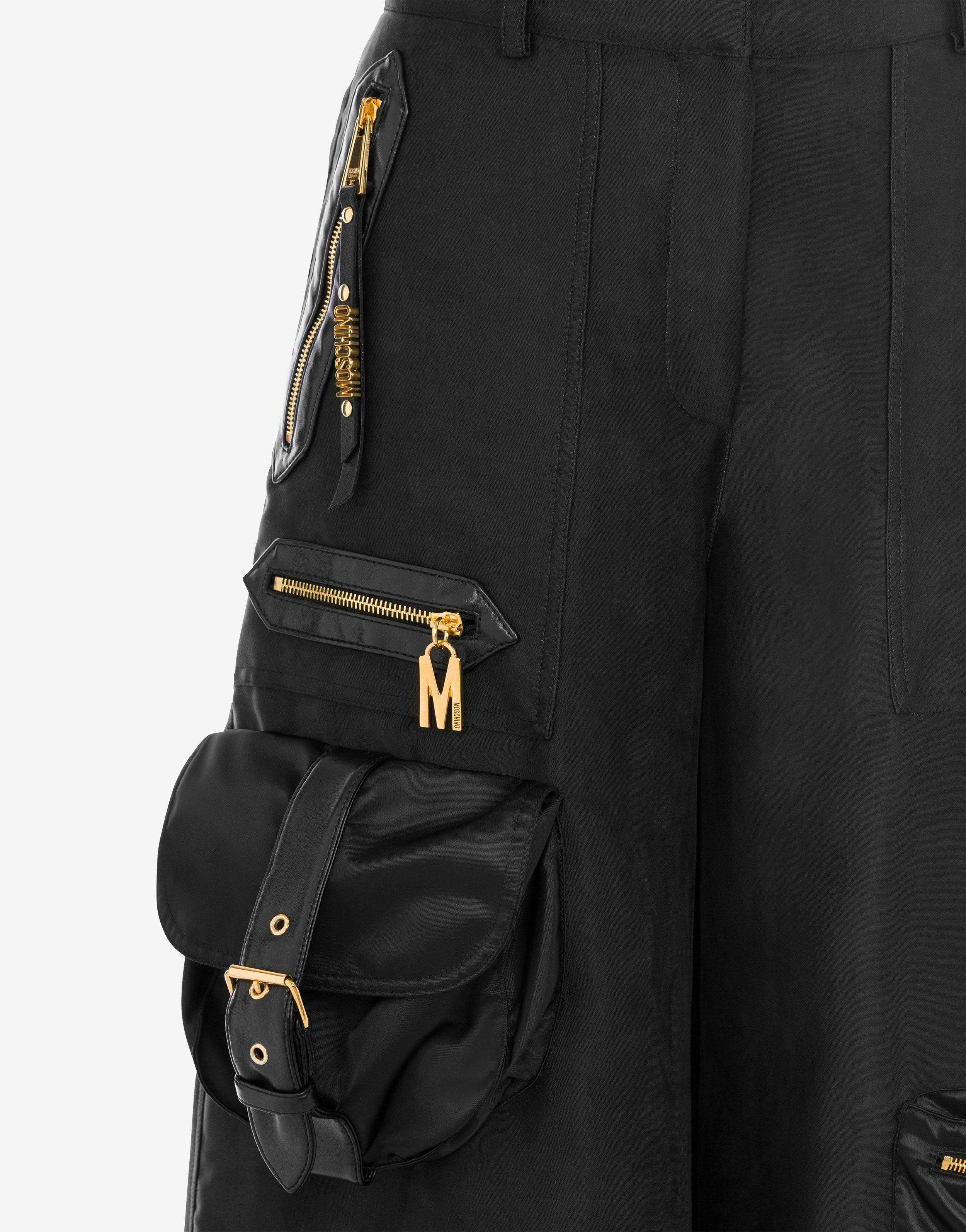 Pantalone oversize in raso Nylon Bags 2