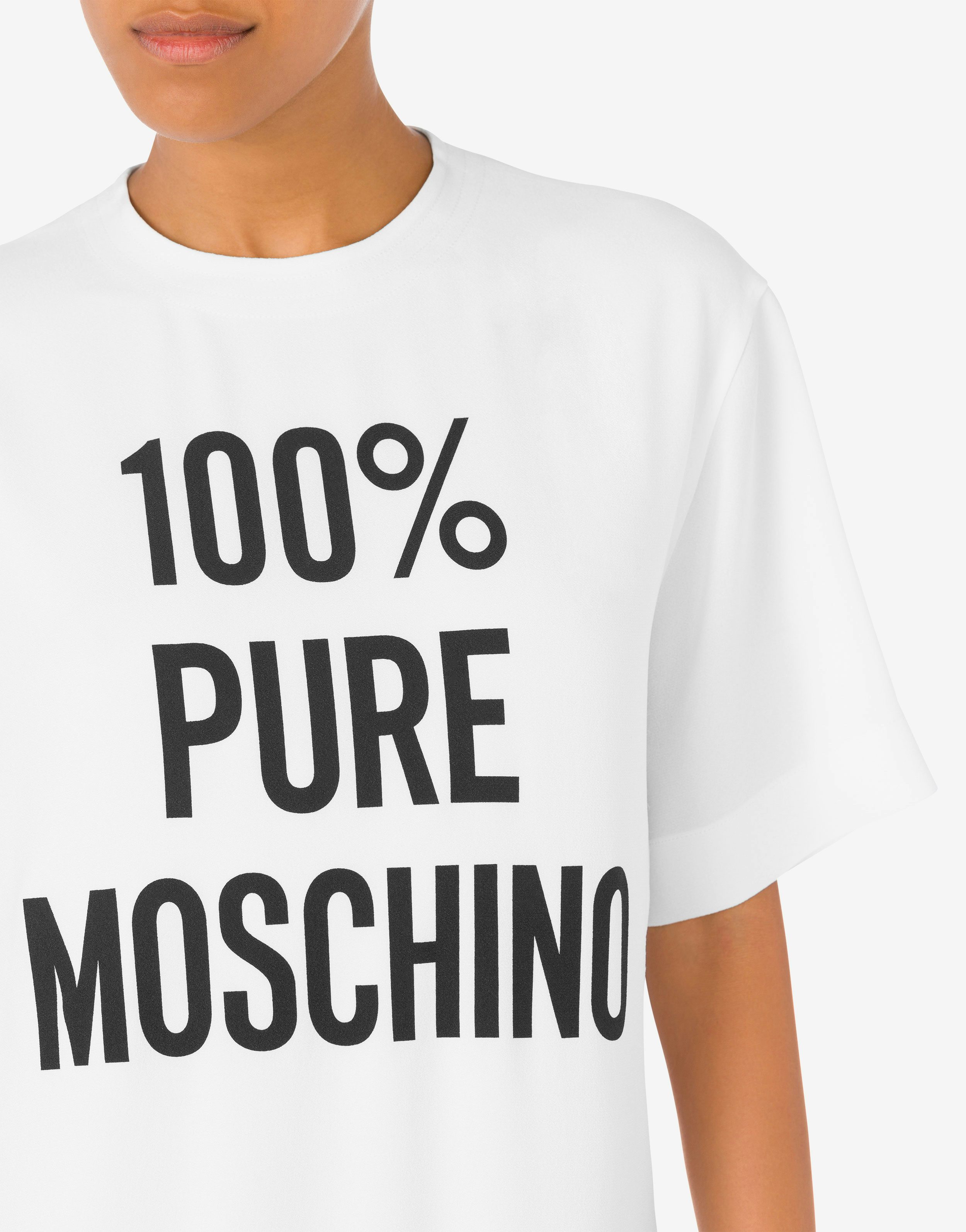 Abito in enver satin 100% Pure Moschino Print 2