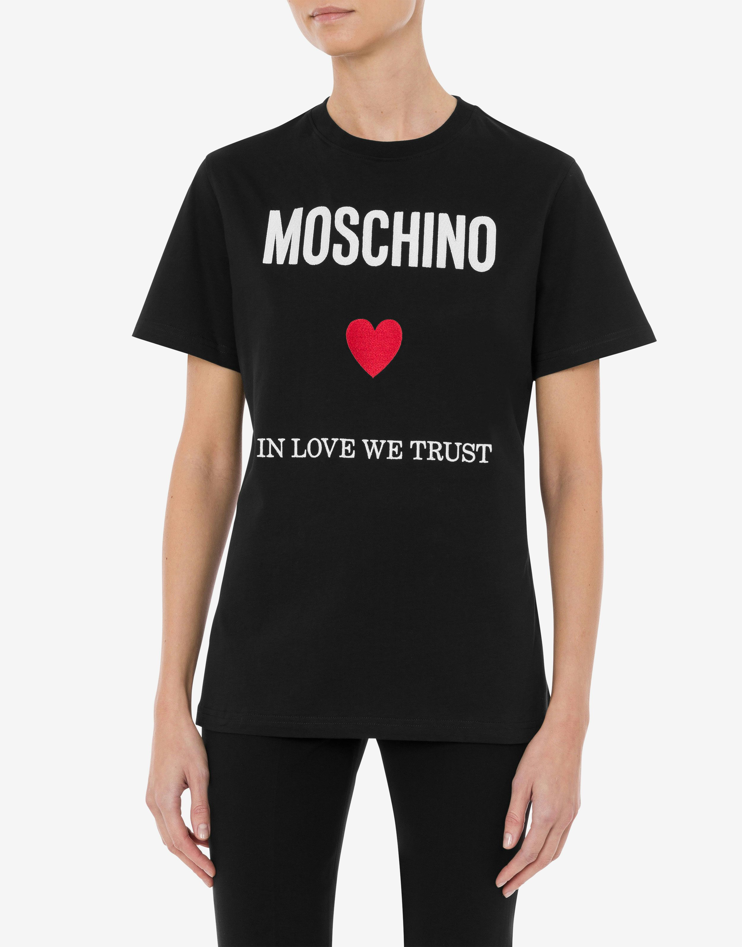 T-shirt in jersey organico In Love We Trust 0