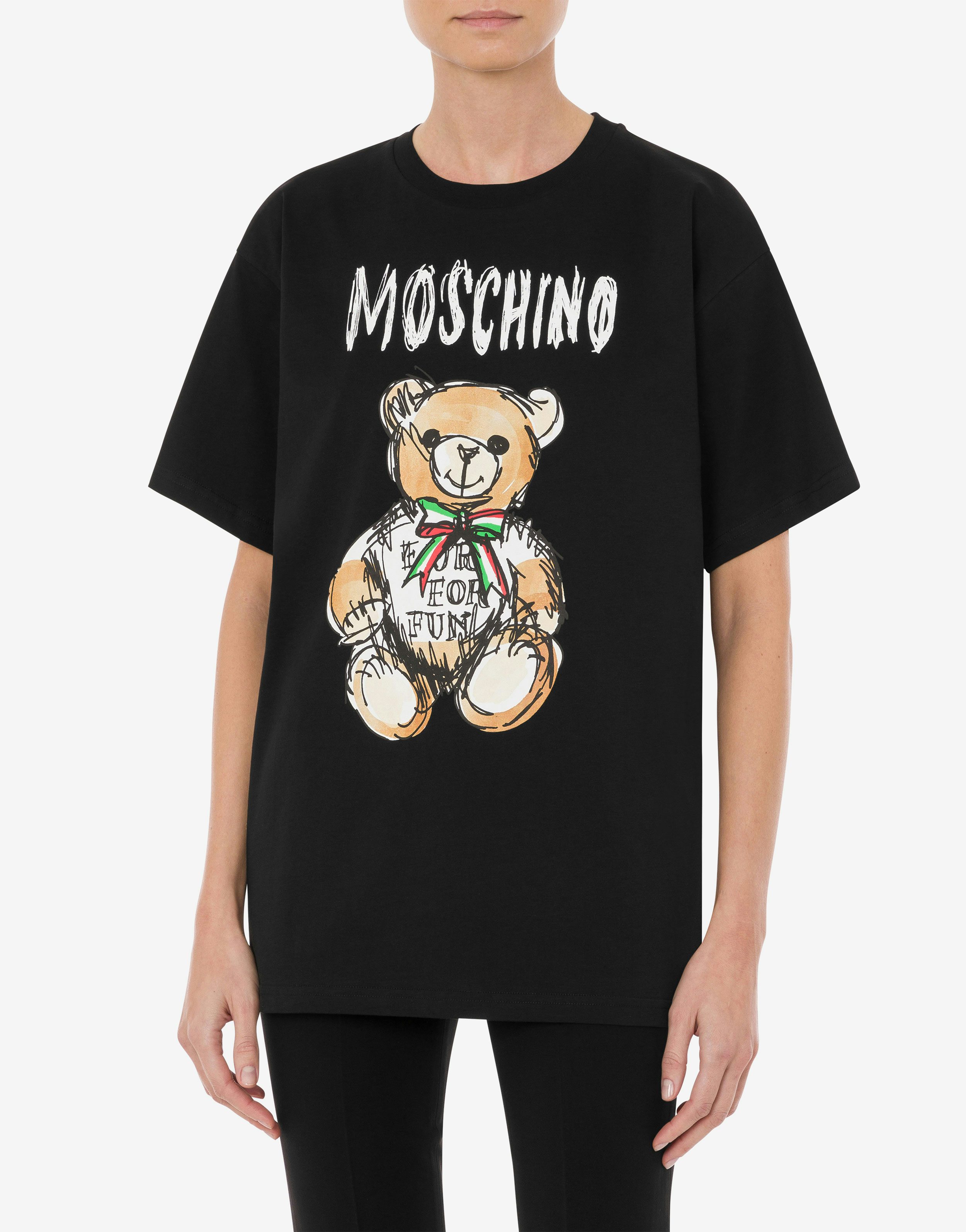 Camiseta de punto org?nico Drawn Teddy Bear 0