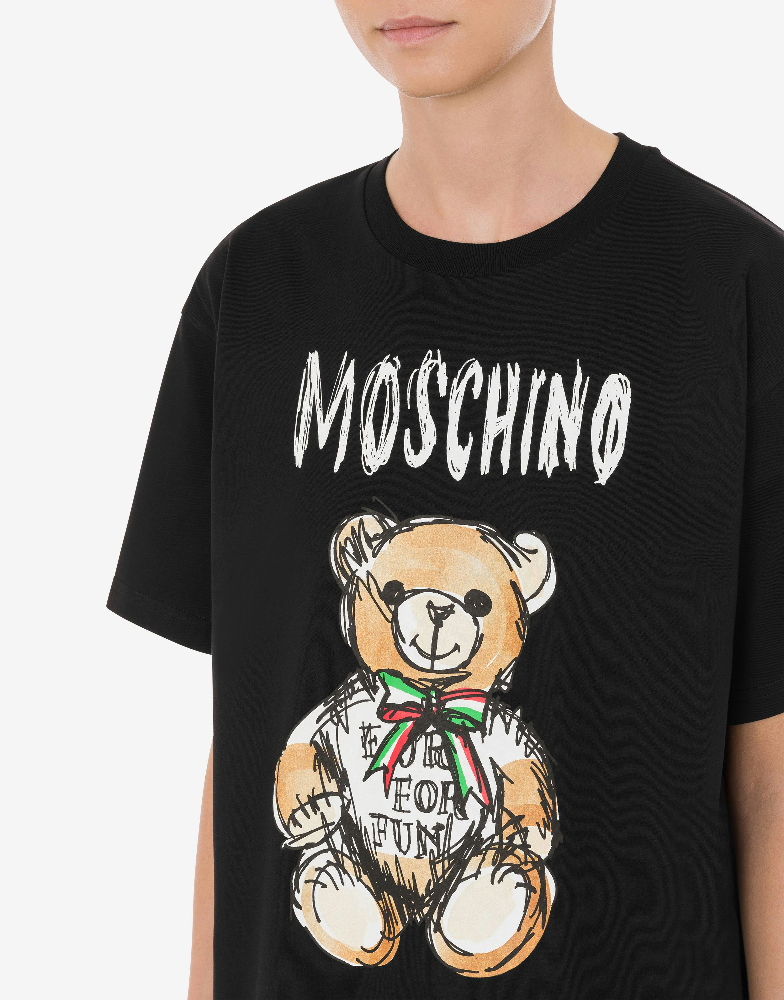 Camiseta de punto org?nico Drawn Teddy Bear 2