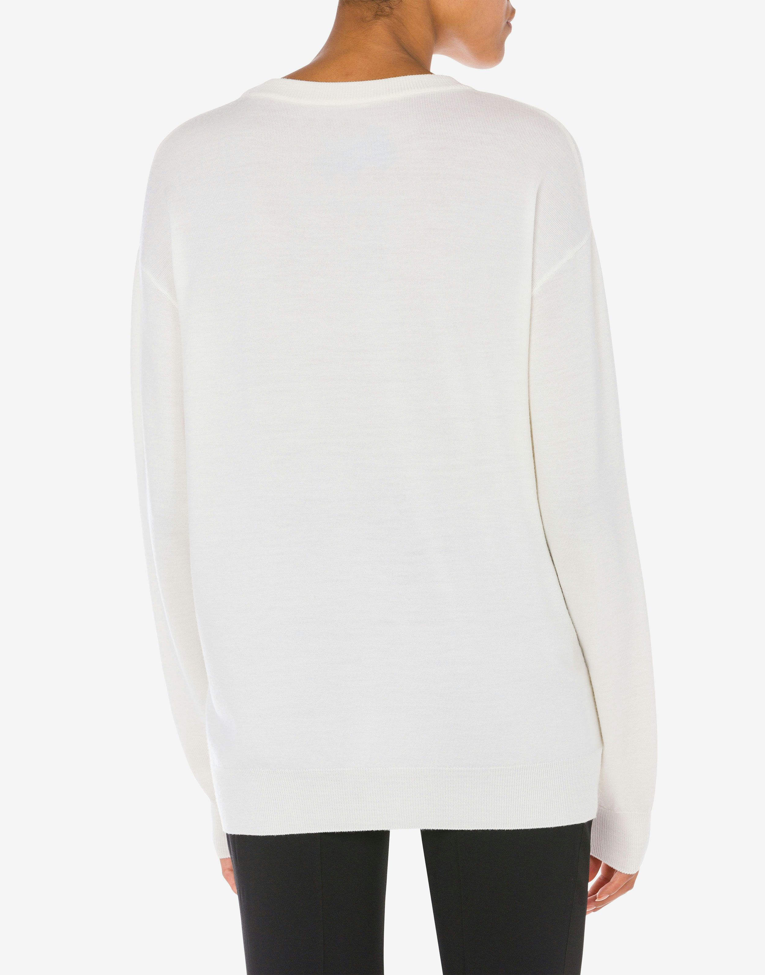 Pullover in lana 100% Pure Moschino 1