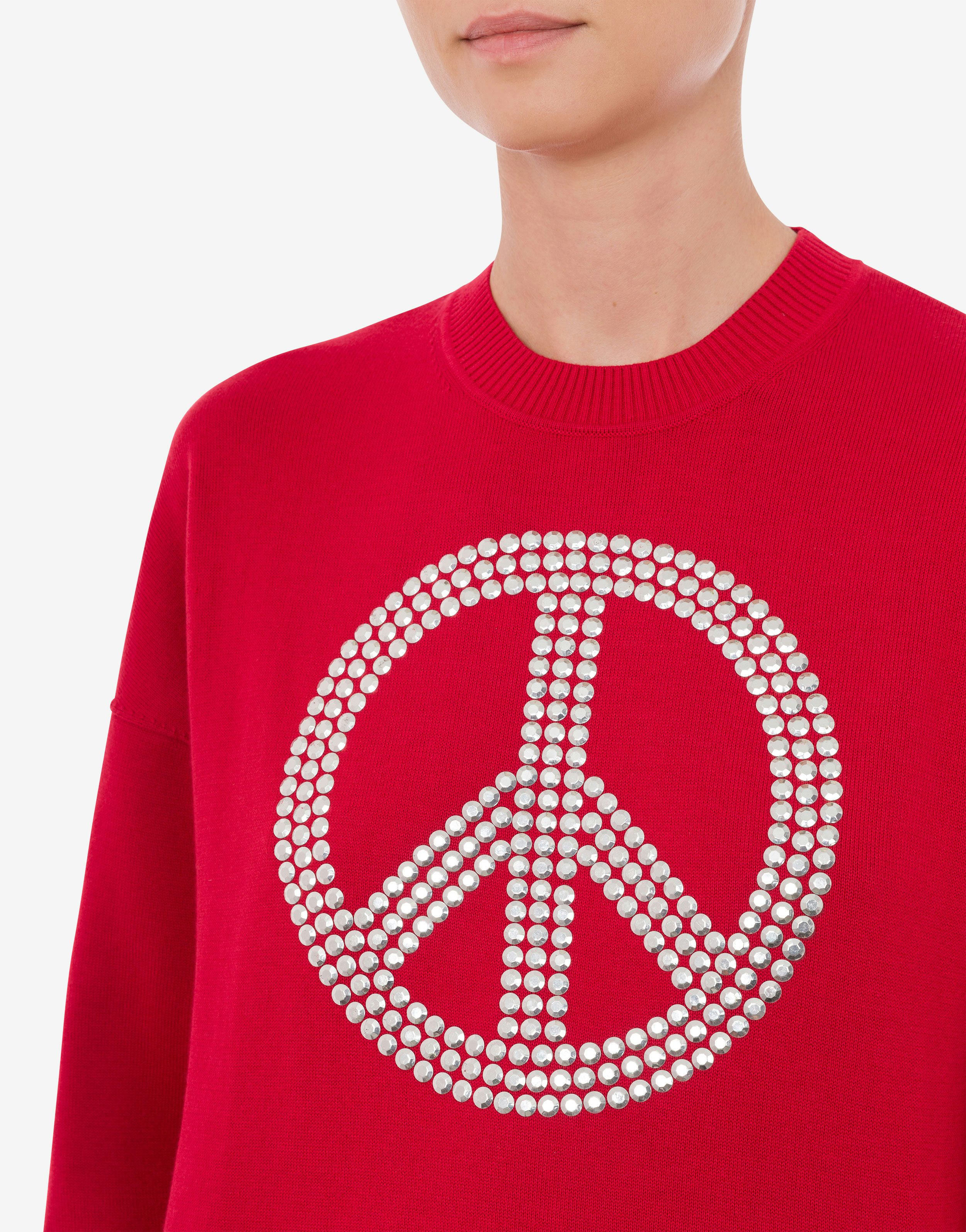 Pullover in cotone Peace Symbol 2