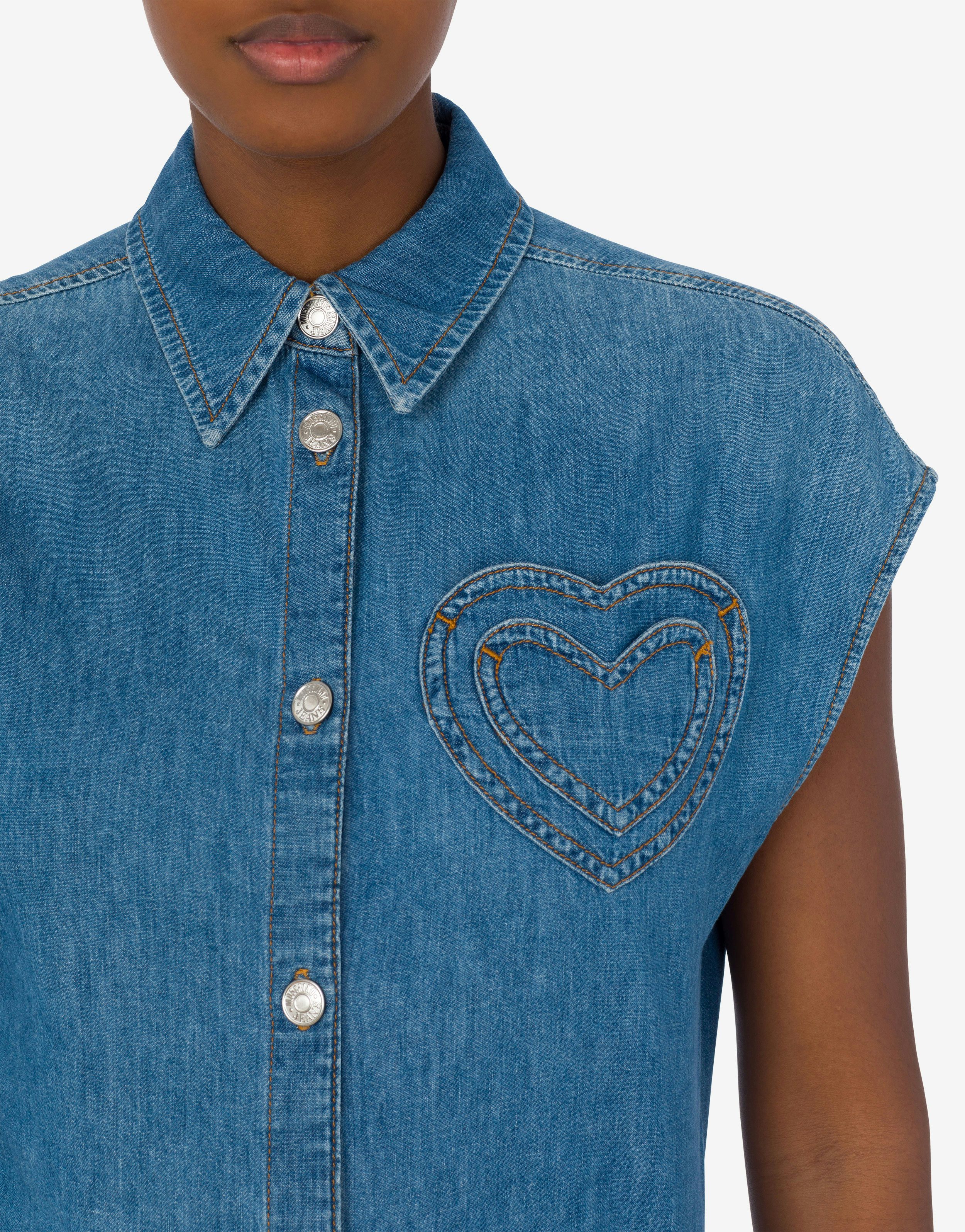 Camicia in chambray Hearts Pocket 2