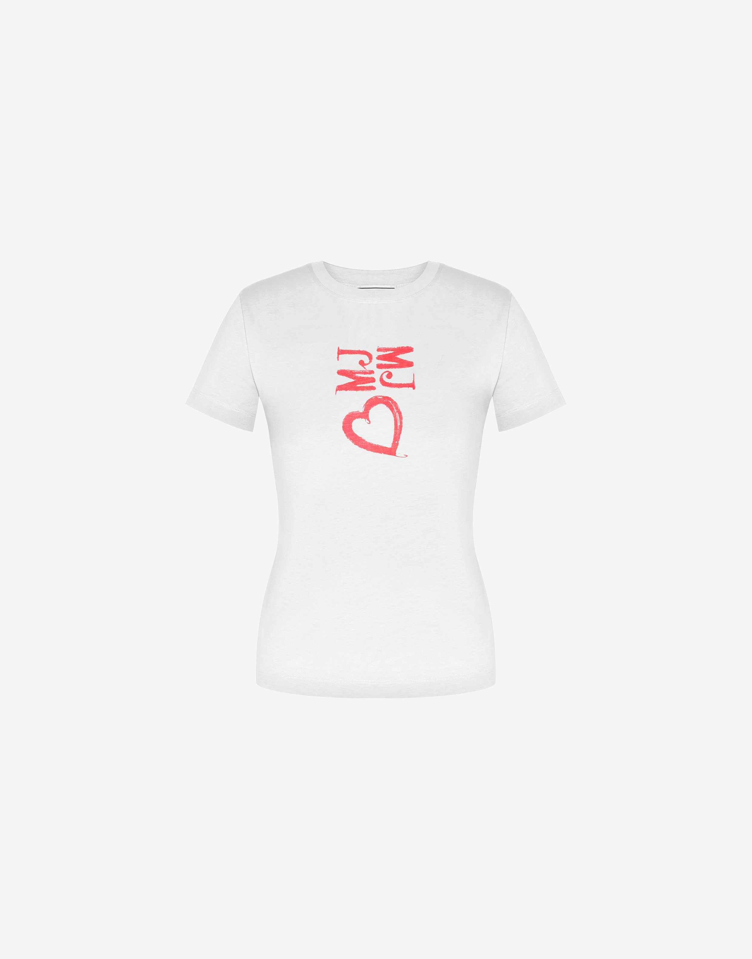 T-shirt in jersey con stampa MJ