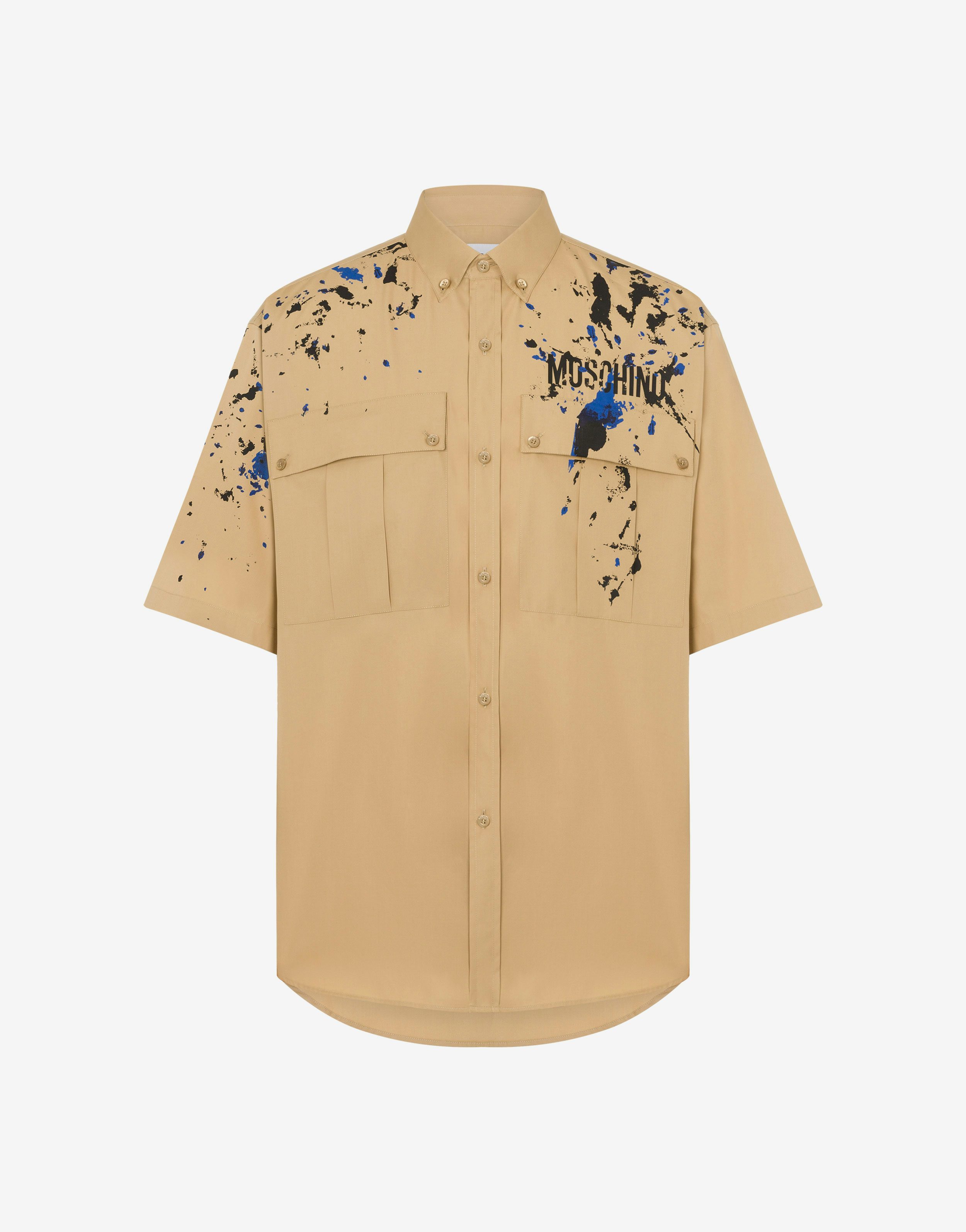 Painted Effect poplin shirt