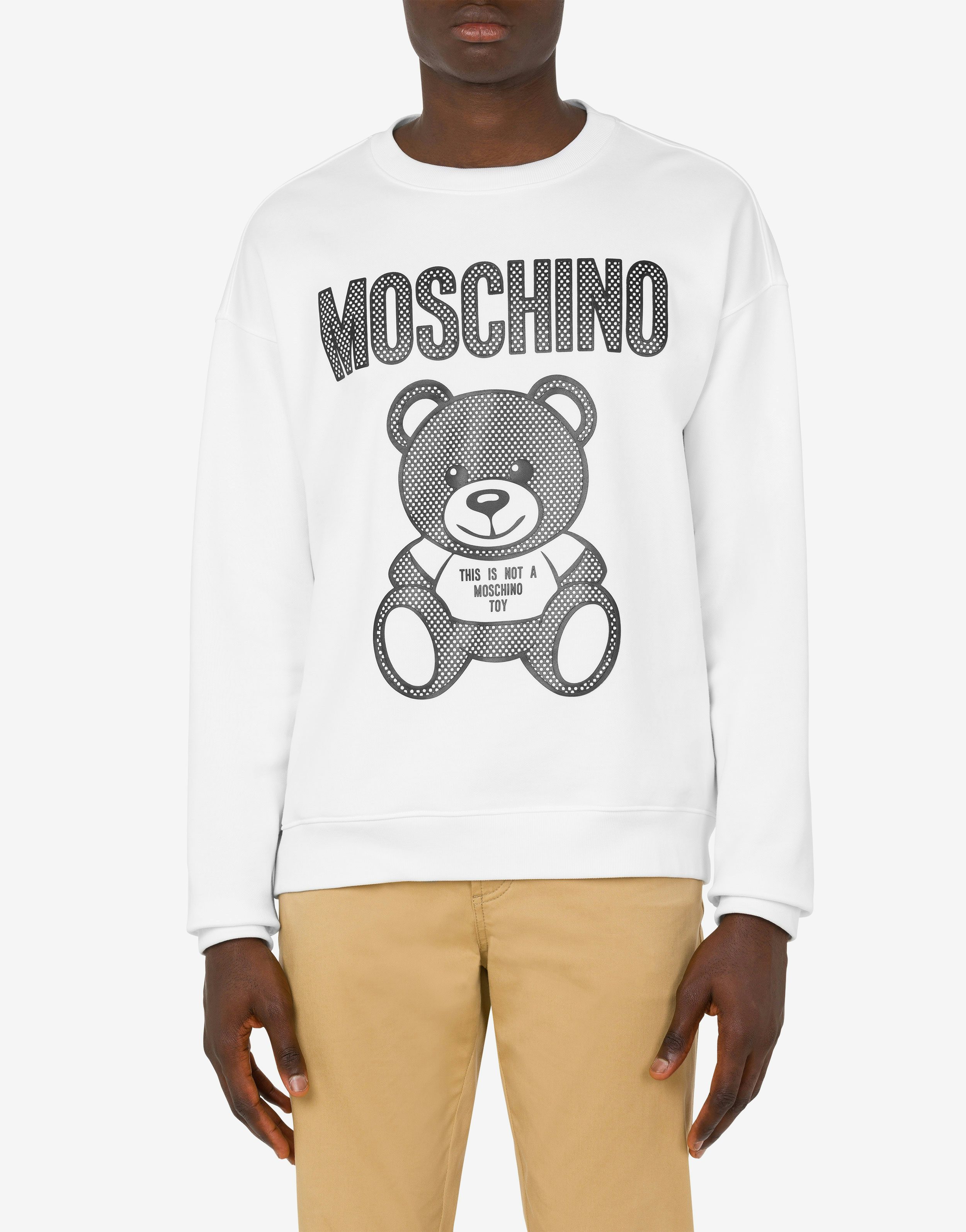 Teddy Mesh organic cotton sweatshirt 0