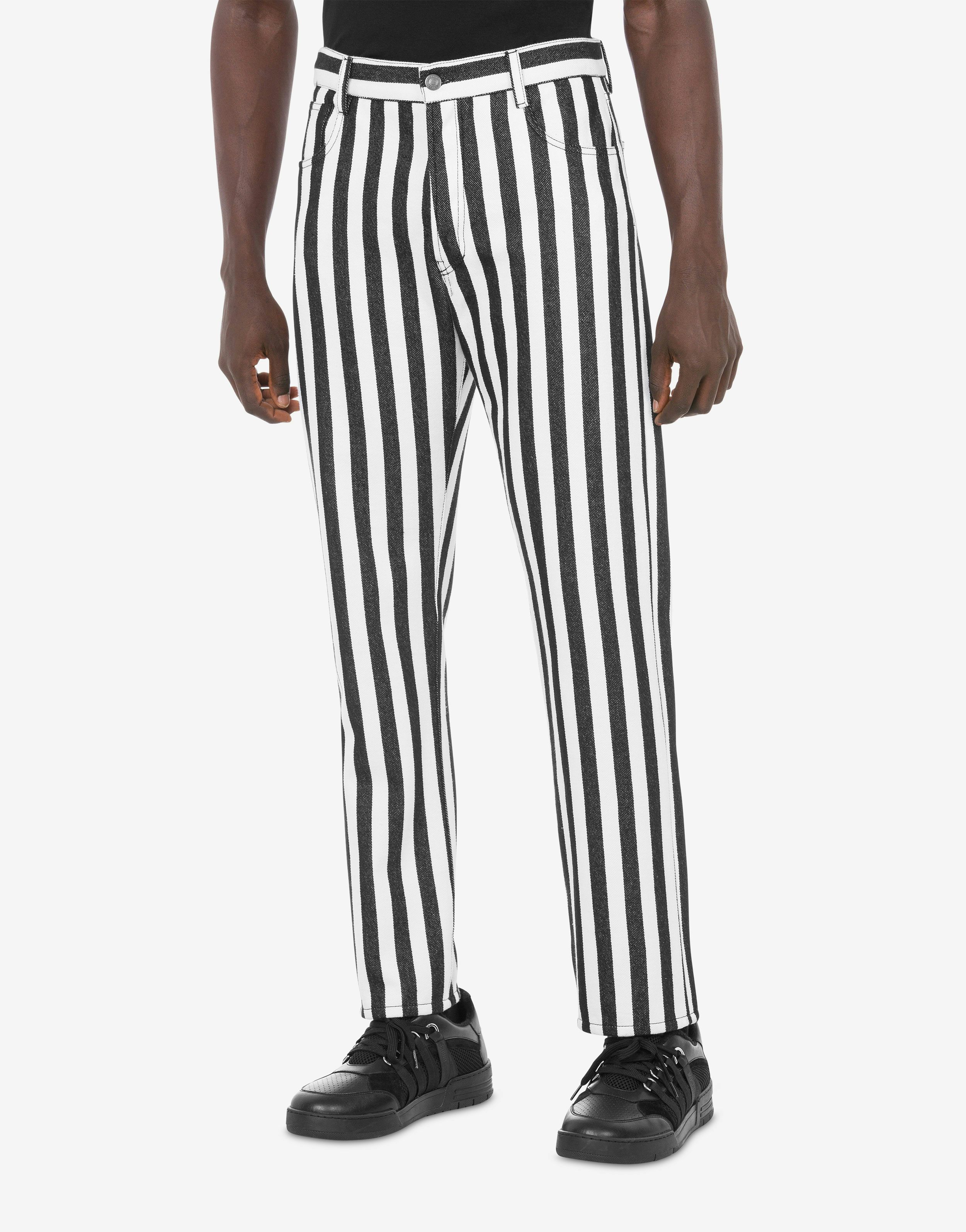 Pantalone in misto cotone Archive Stripes 0