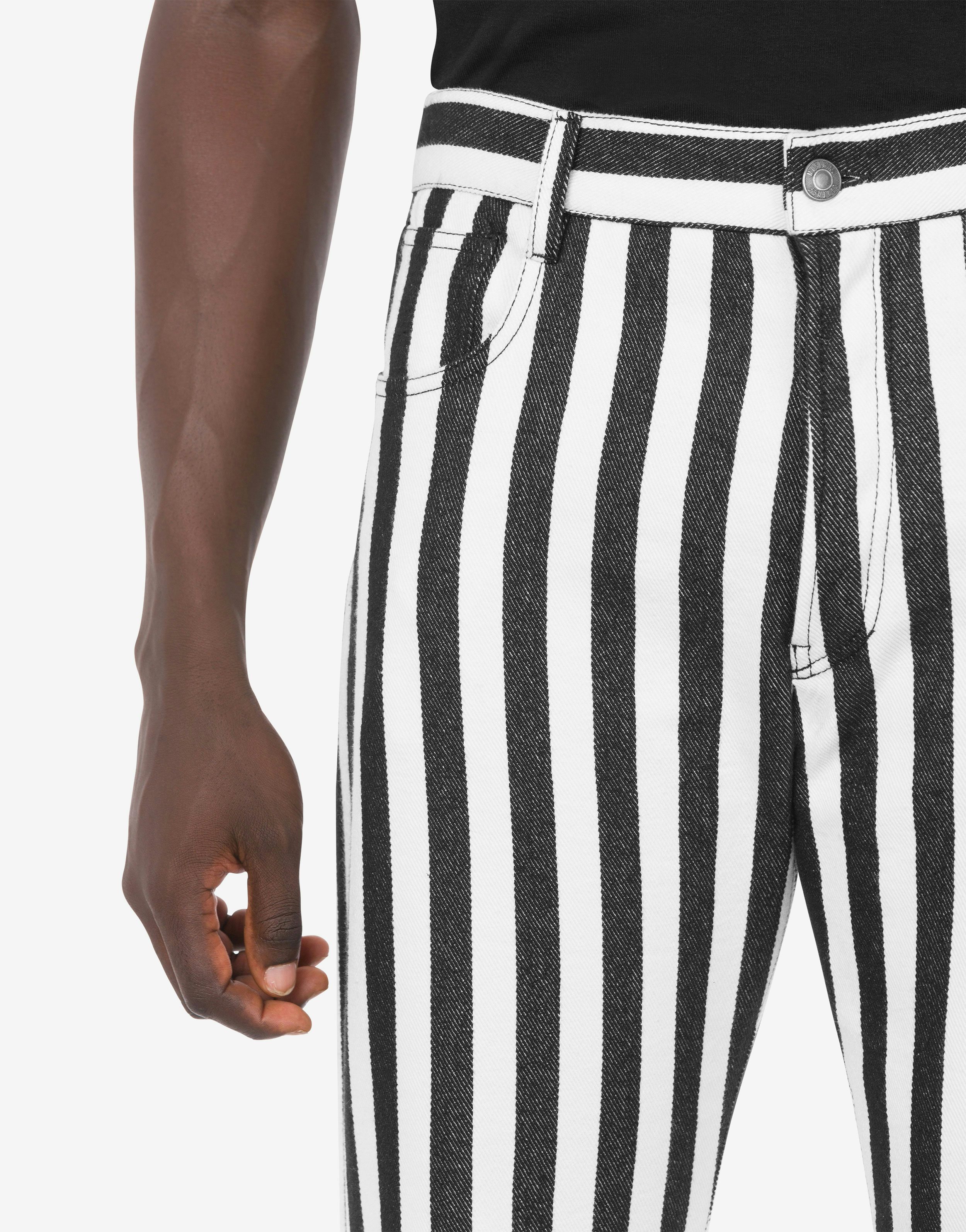 Pantalone in misto cotone Archive Stripes 2