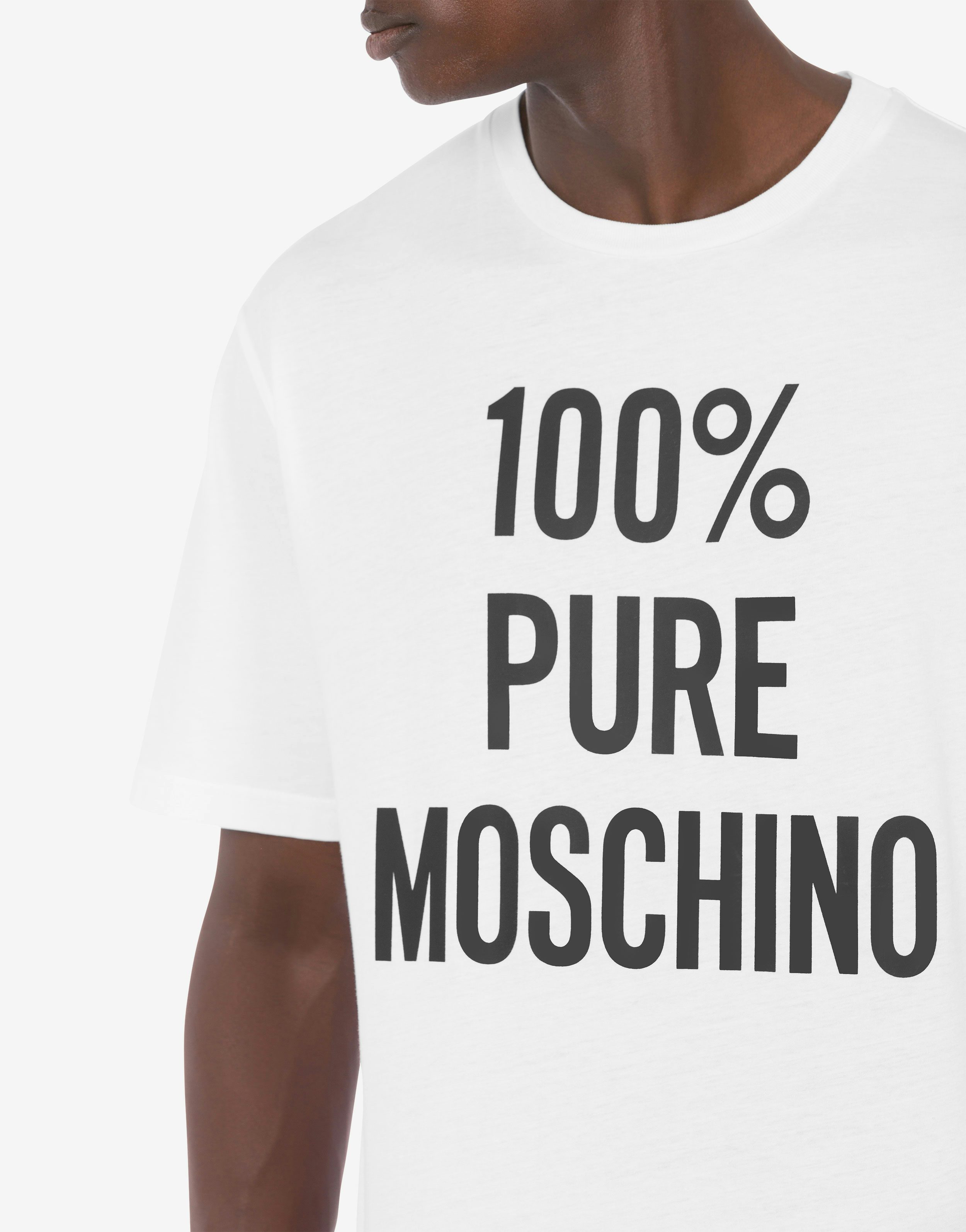 T-shirt in jersey organico 100% Pure Moschino 2